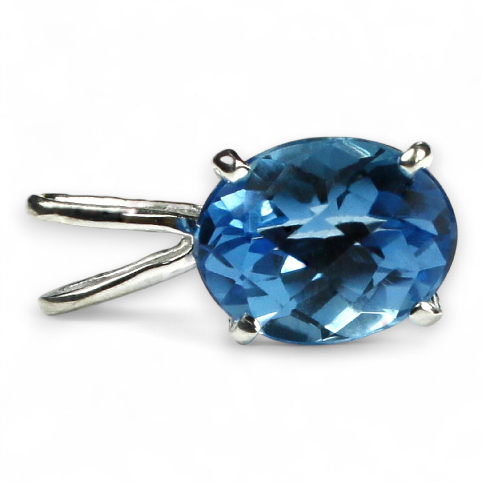Swiss Blue Topaz, 10KY Gold Ring, R113