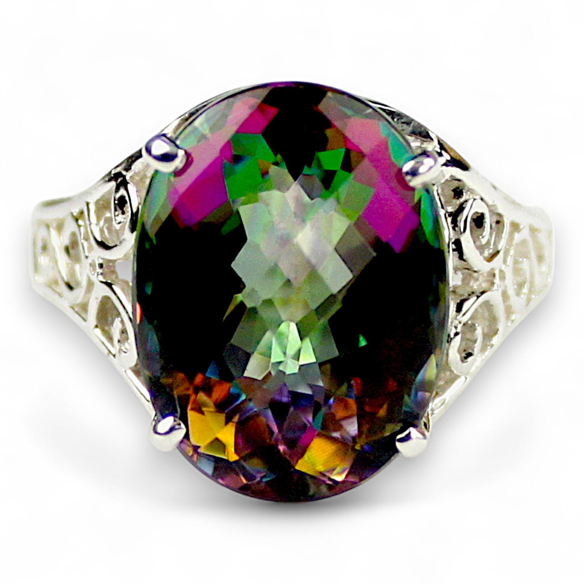 Padparadscha Sapphire, 925 Sterling Silver Ladies Ring, SR021