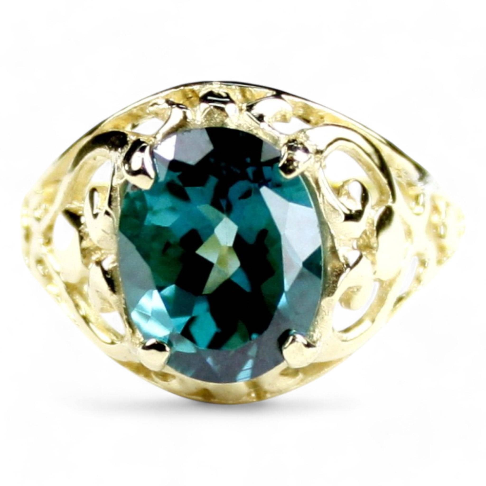Mystic Fire Topaz , 925 Sterling Silver Ring, SR302