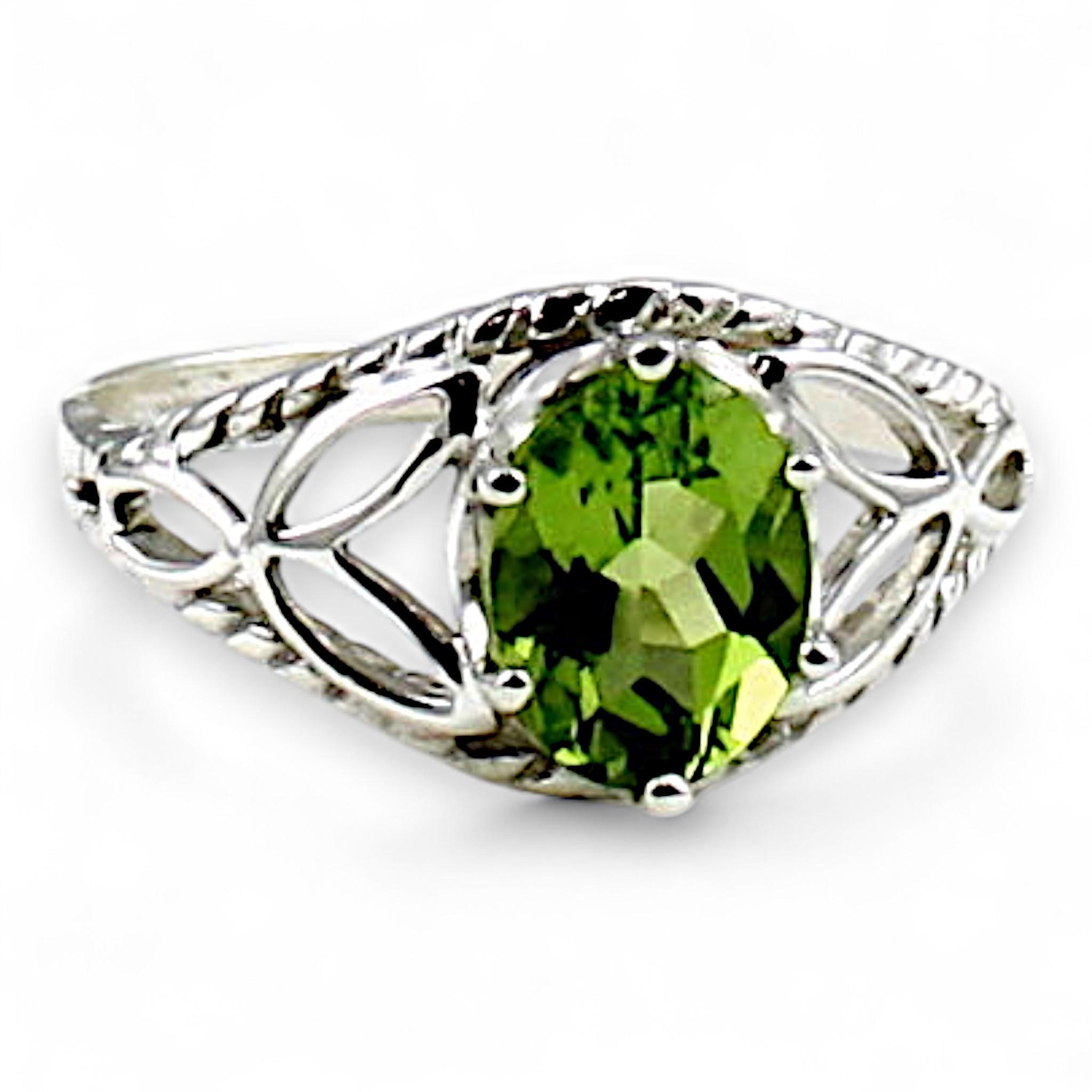 Red Brown Opal, 925 Sterling Silver Ladies Ring, SR021