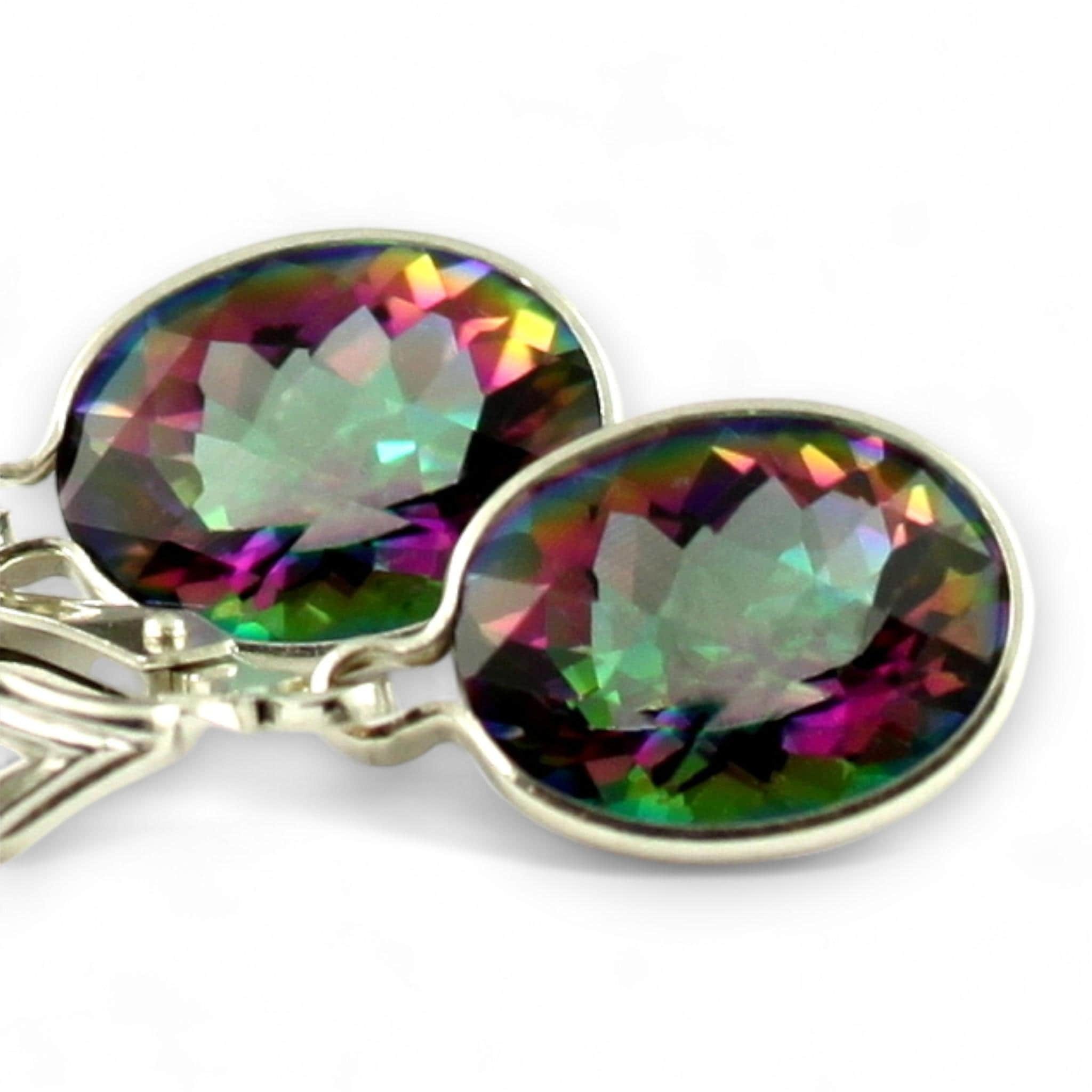 Mercury Mist Topaz, 14KY Gold Pendant, P040