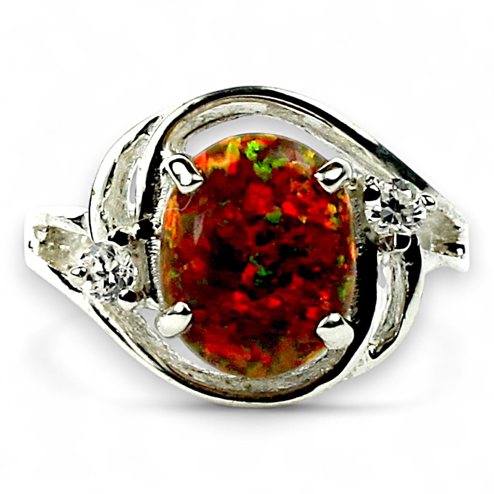 Swiss Blue Topaz, Sterling Silver Ring, SR111