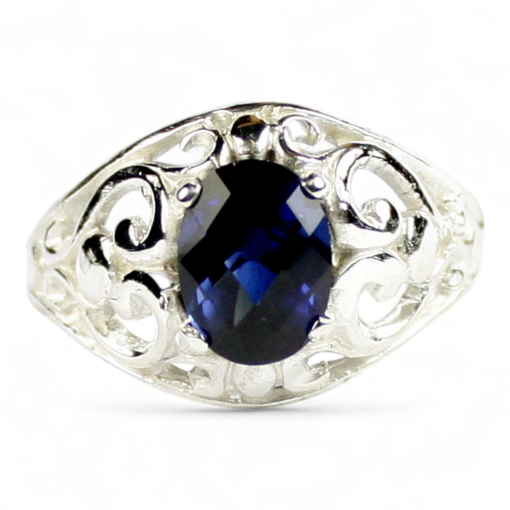 Silver Topaz, 925 Sterling Silver Ladies Ring, SR055