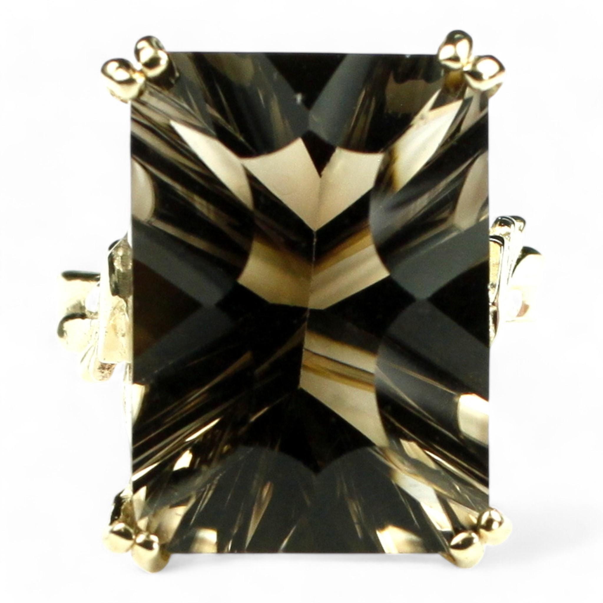 Twilight Fire Topaz, 14KY Gold Ring, R300