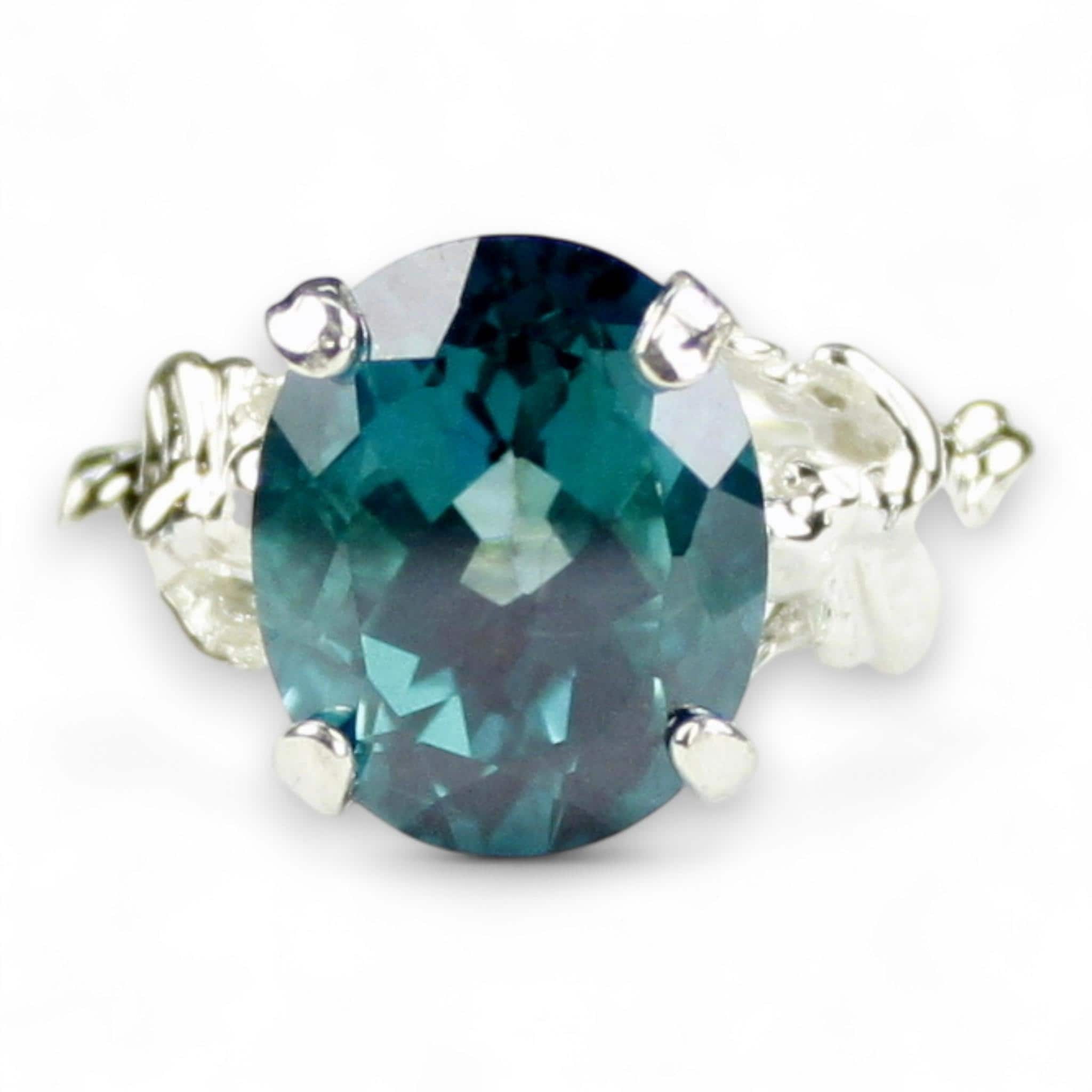 Cubic Zirconia (CZ) w/ 2 Accents, 10KY Gold Ring, R254