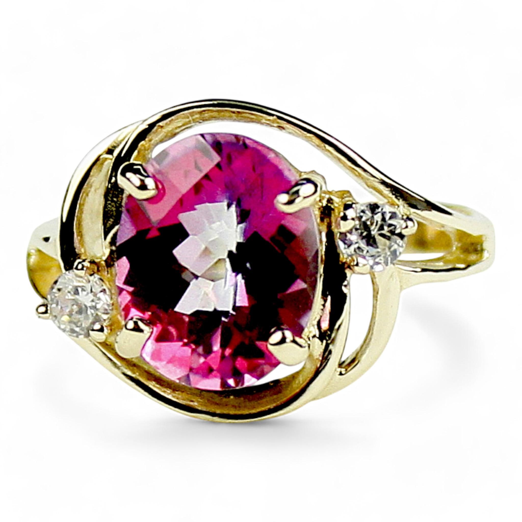 Amethyst, 10KY Gold Ring, R136