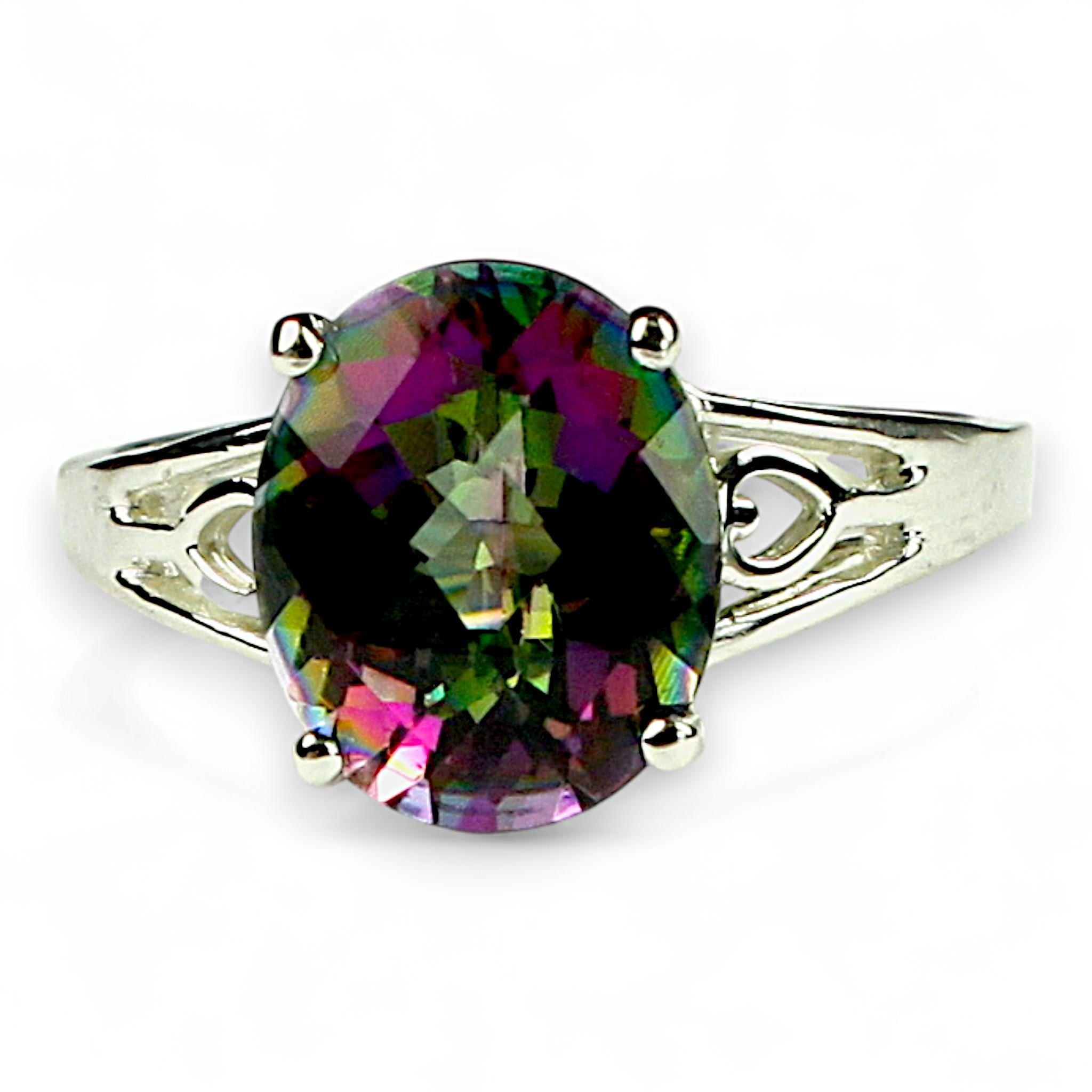 Red Brown Opal, 925 Sterling Silver Men's Ring, SR197