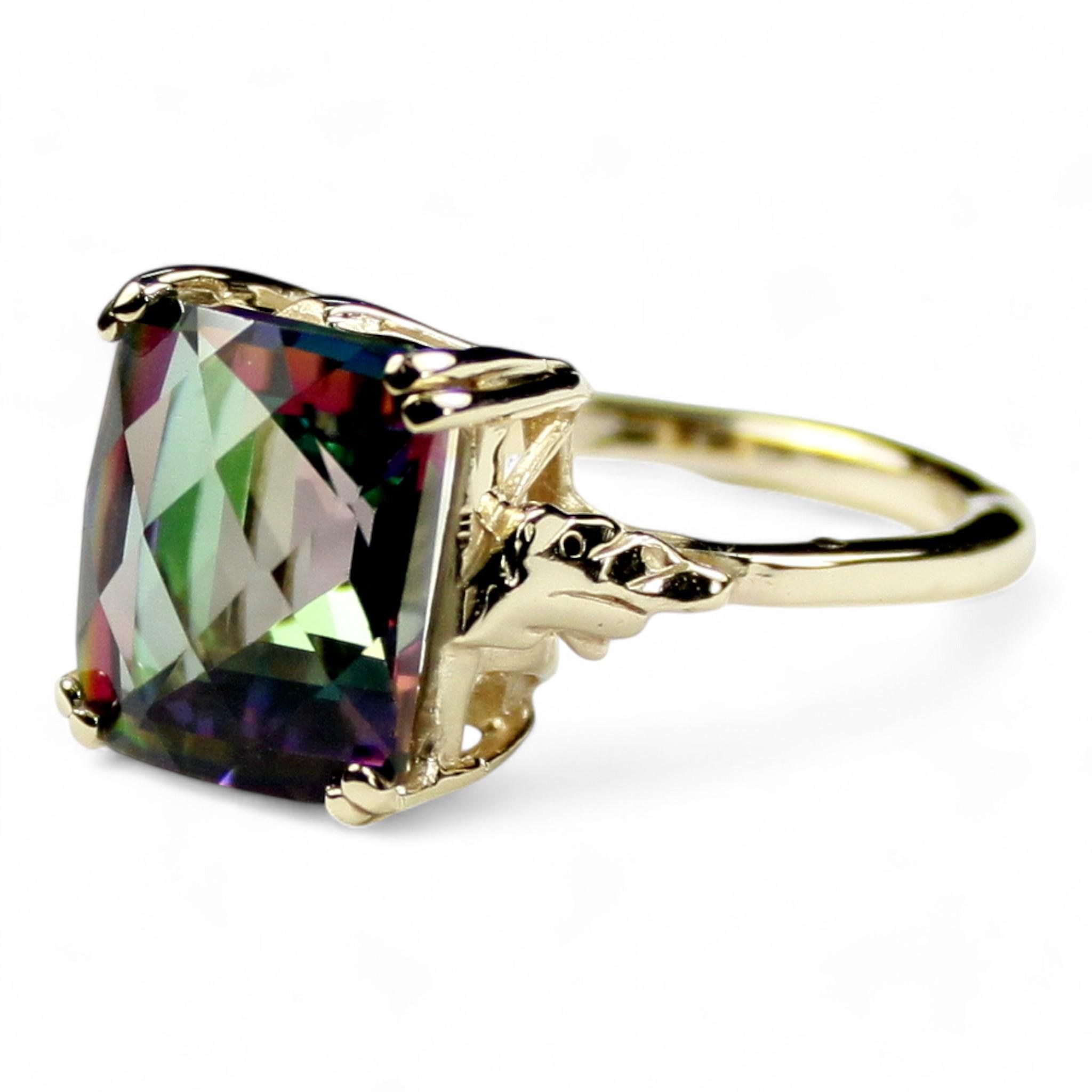 Blue Sapphire, 14KY Gold Ring, R057