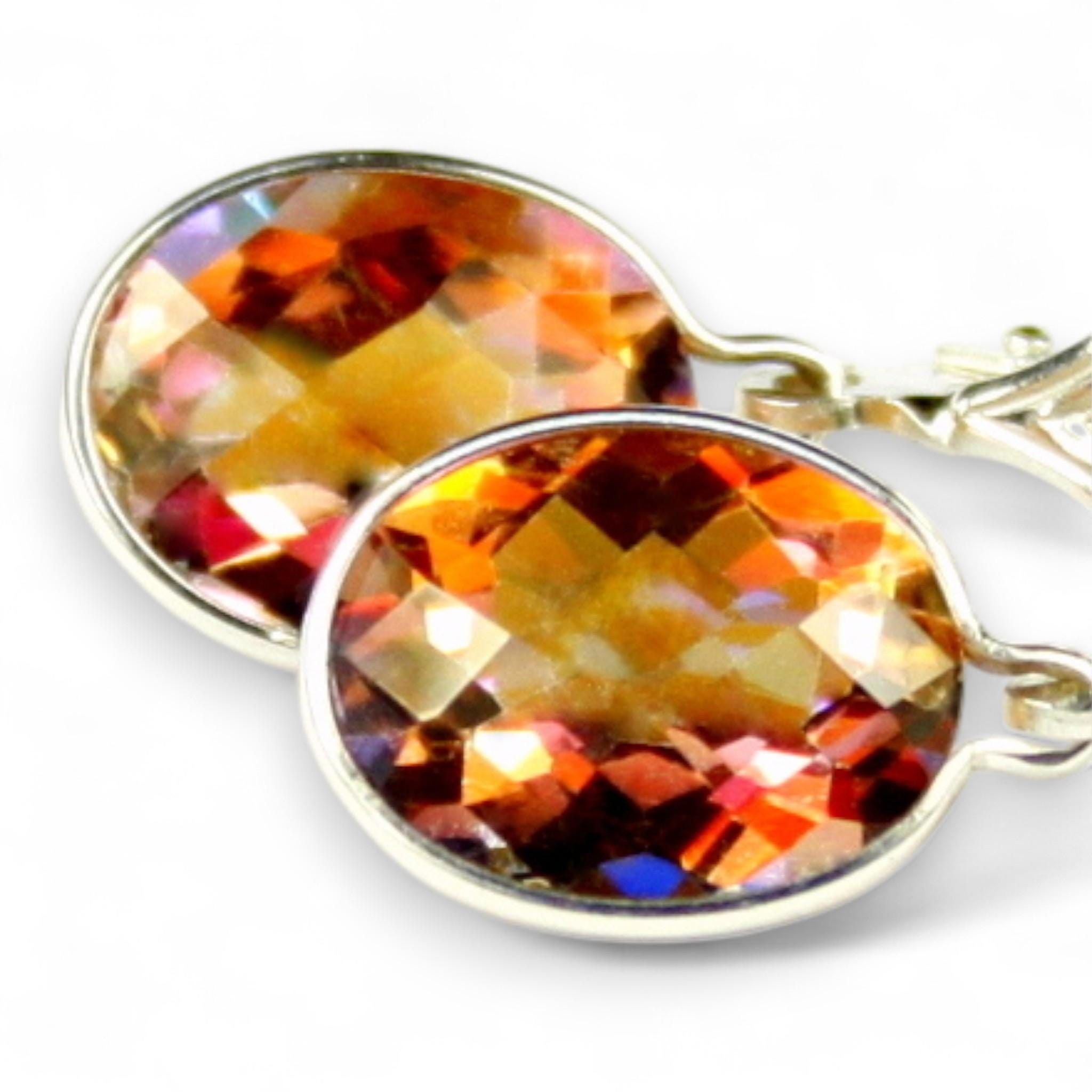Pure Pink Topaz, 14KY Gold Threader Earrings, E005