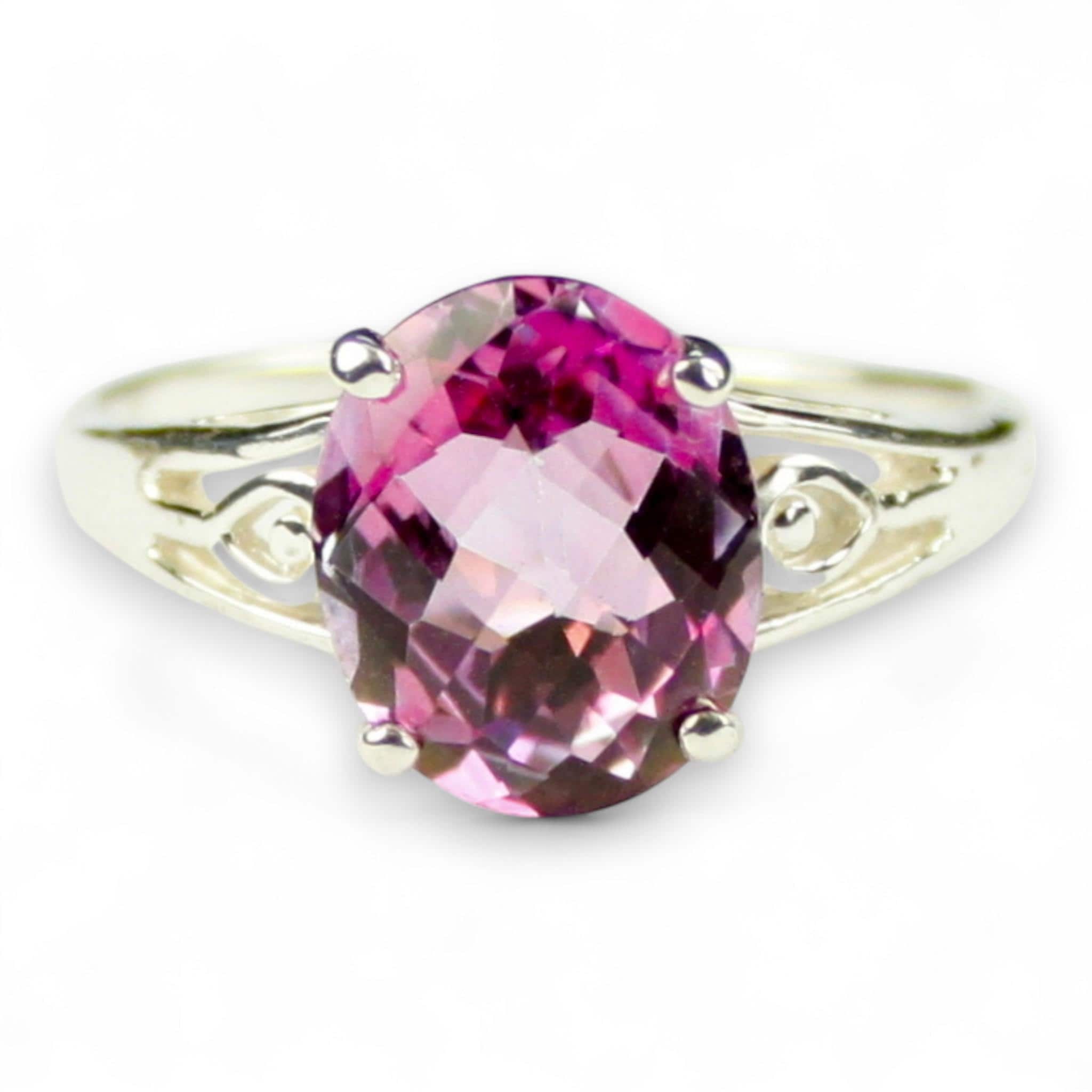 Twilight Fire Topaz, 925 Sterling Silver Ladies Ring, SR049