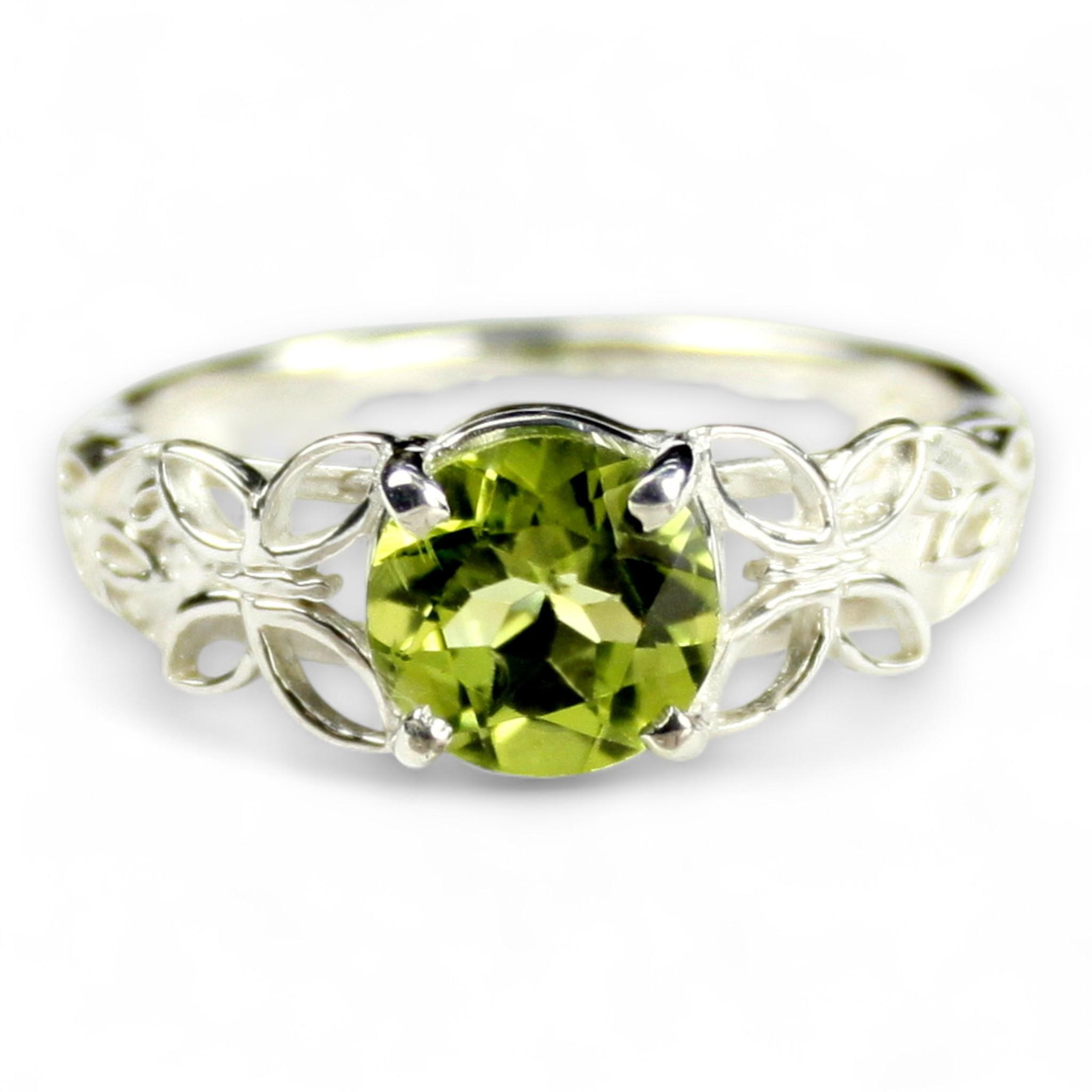Black Opal, 925 Sterling Silver Ladies Ring, SR369