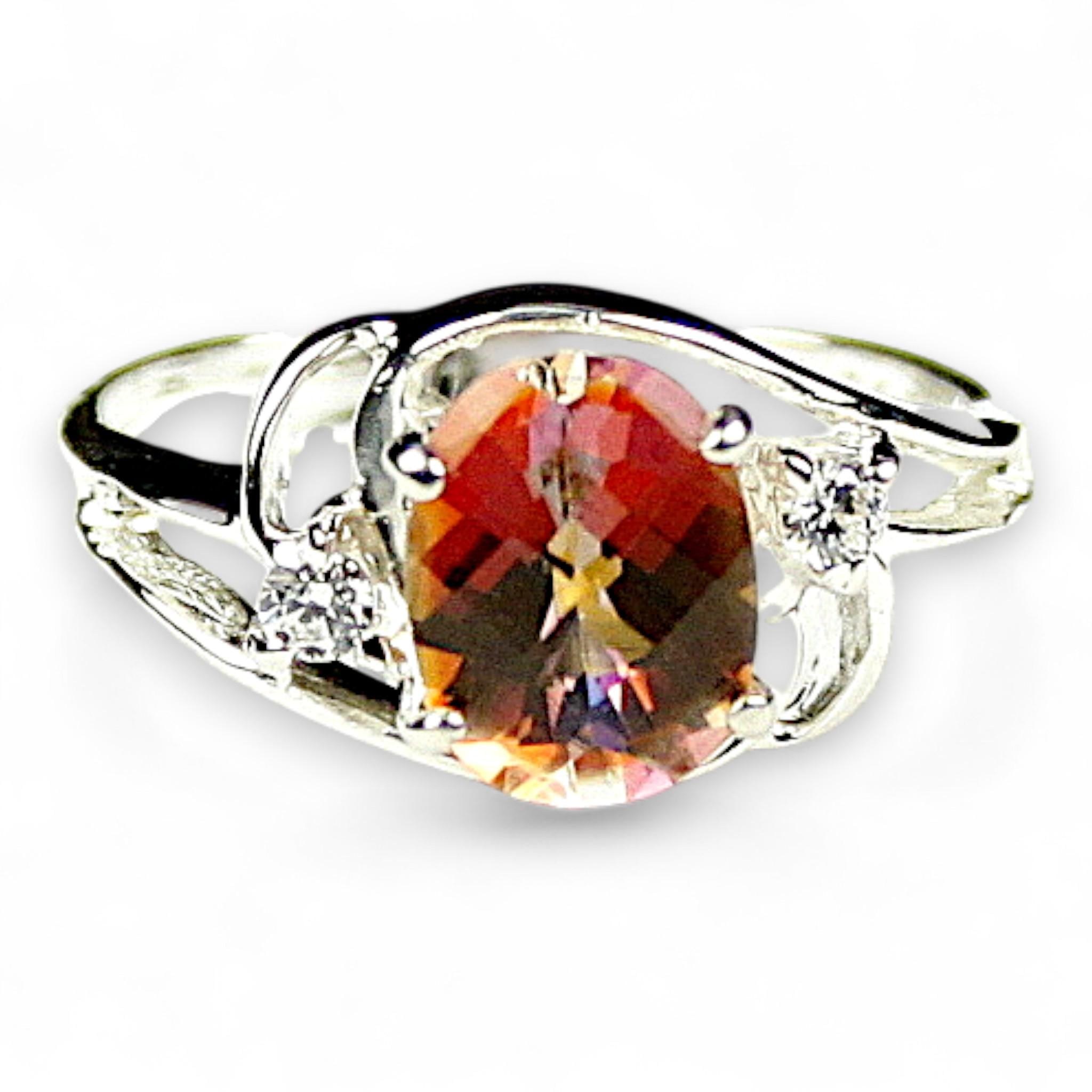 Black Opal, 925 Sterling Silver Men's Ring, SR468