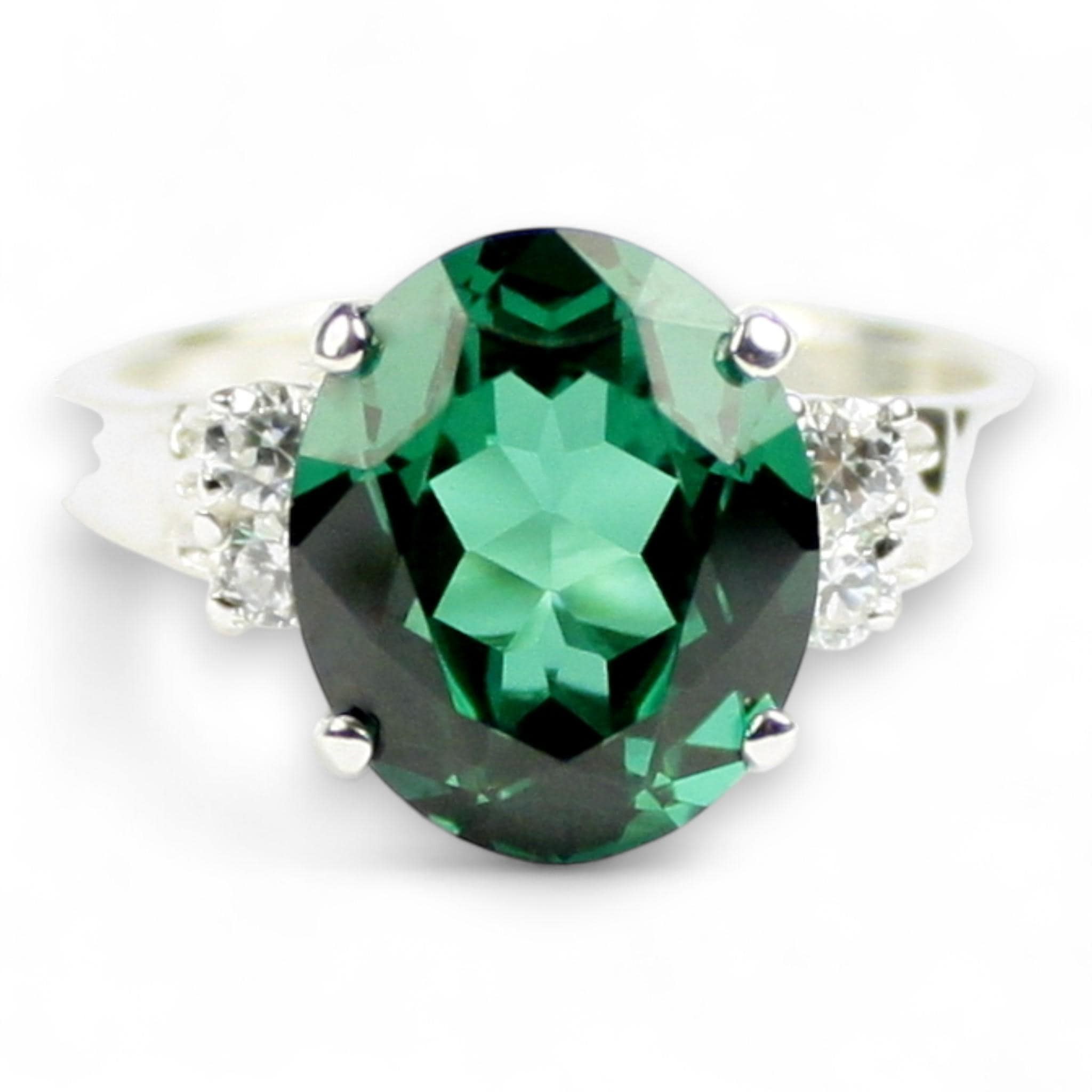 Champagne CZ, 925 Sterling Silver Ladies Ring, SR369