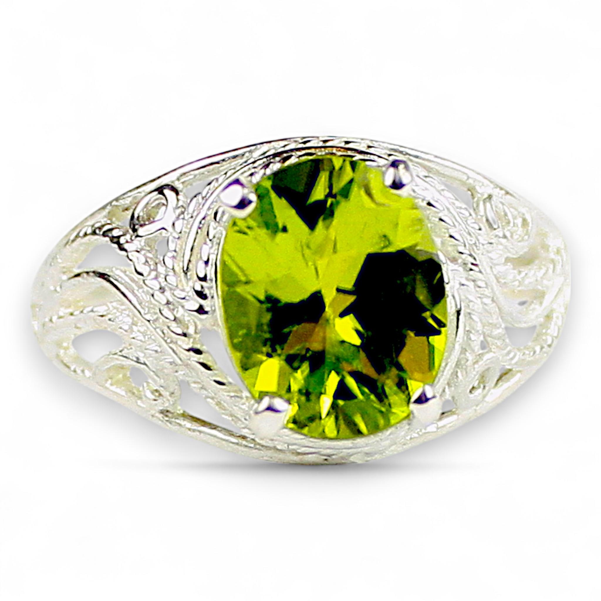 Silver Topaz, 925 Sterling Silver Ring, SR005