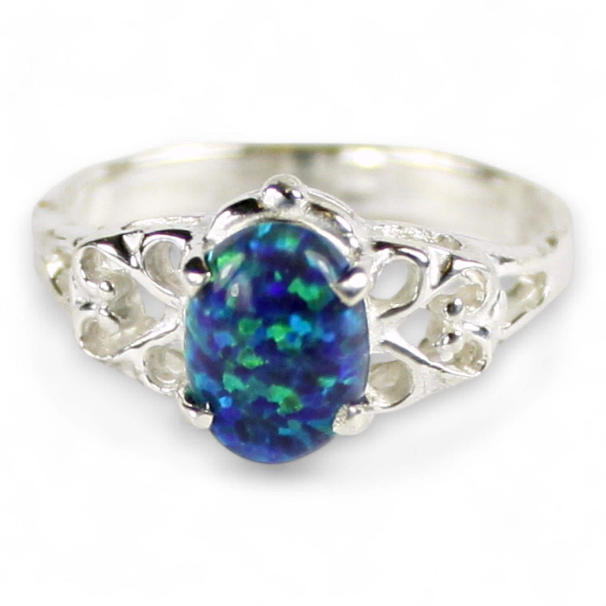 Swiss Blue Topaz, 925 Sterling Silver Ring, SR114