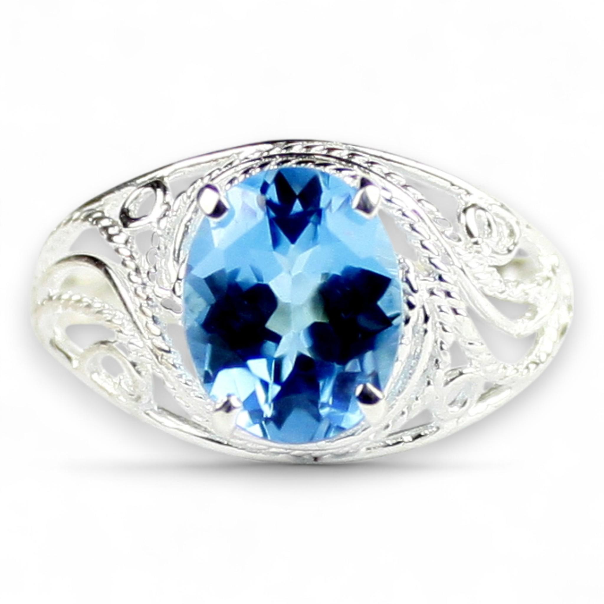 Twilight Fire Topaz, 925 Sterling Silver Ring, SR137