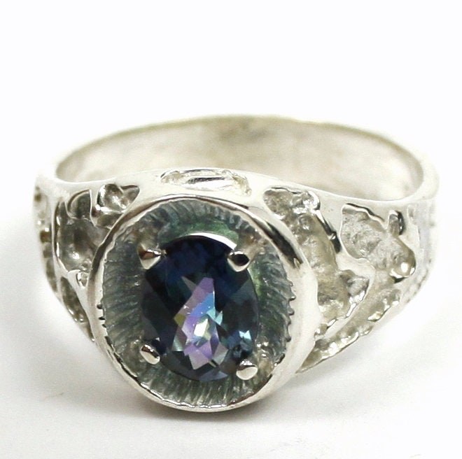 Champagne CZ, 925 Sterling Silver Ring, SR125