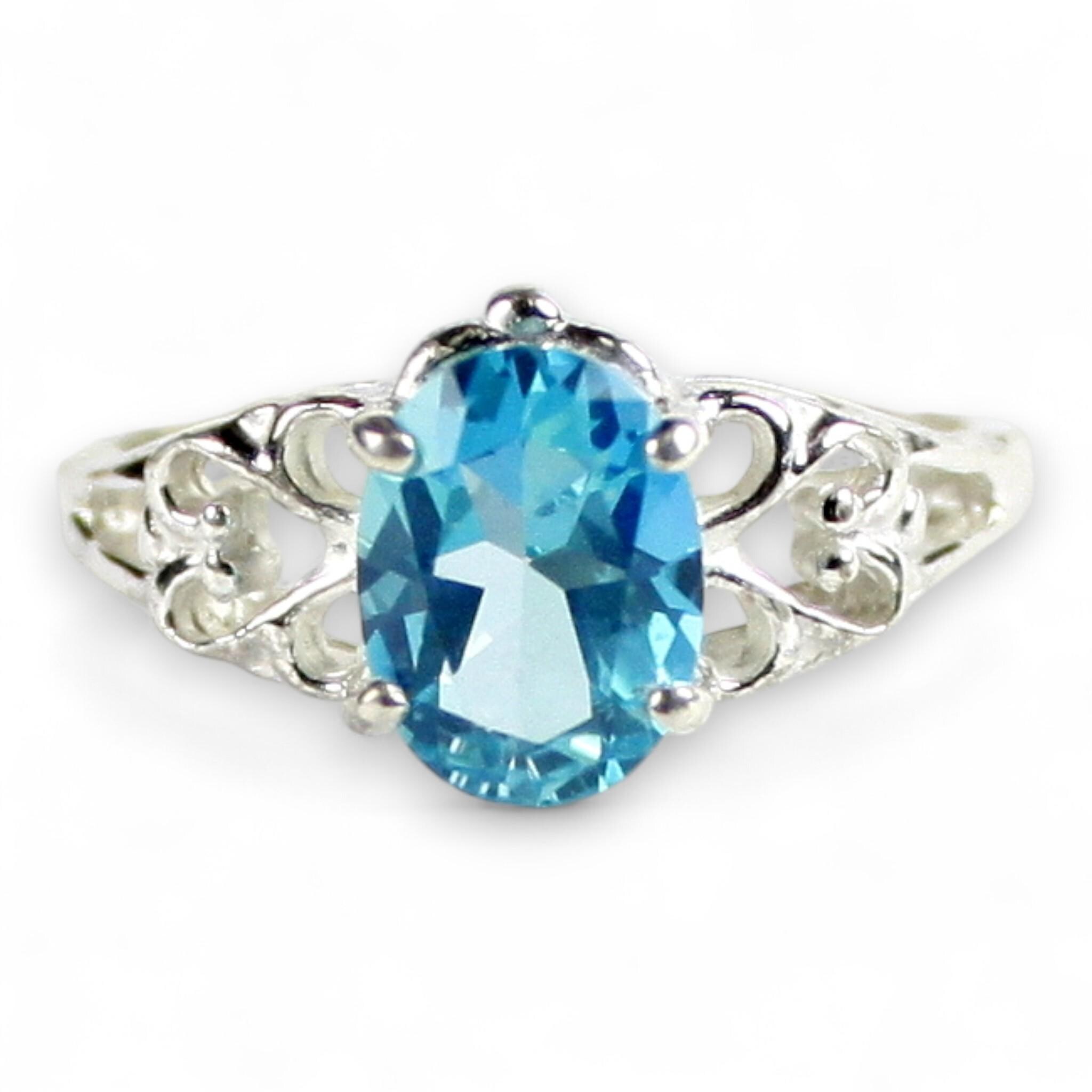 Padparadscha Sapphire, 925 Sterling Silver Ring, SR058