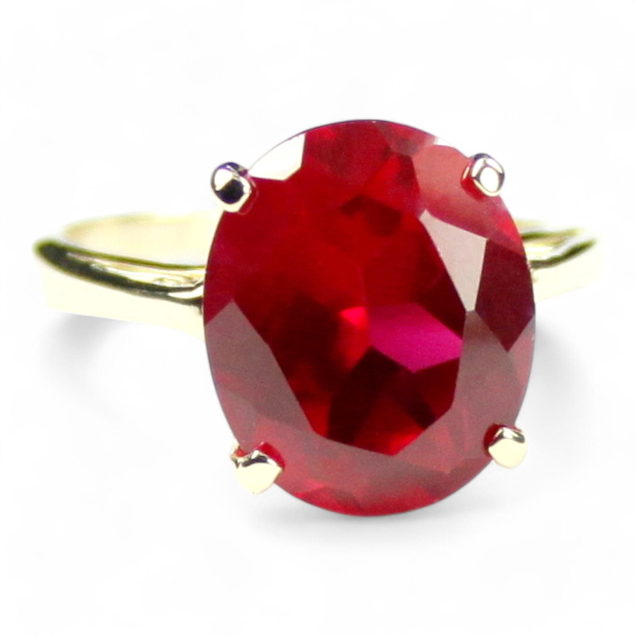 Mystic Fire Topaz, 10K Gold Men's Ring, R368