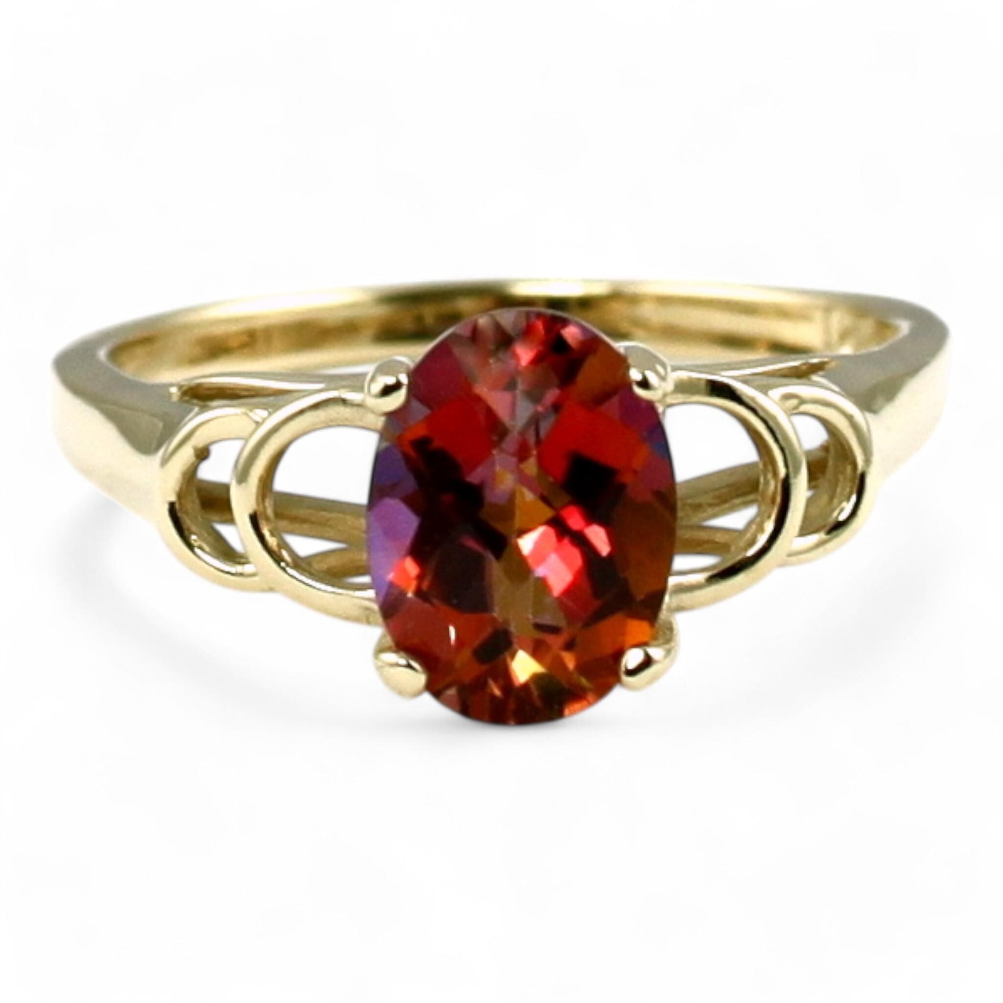 Paraiba Topaz, 925 Sterling Silver Men's Ring, SR368