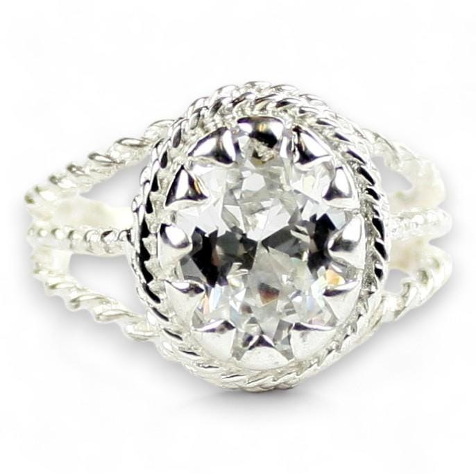 Ruby, 925 Sterling Silver Ladies Ring, SR369
