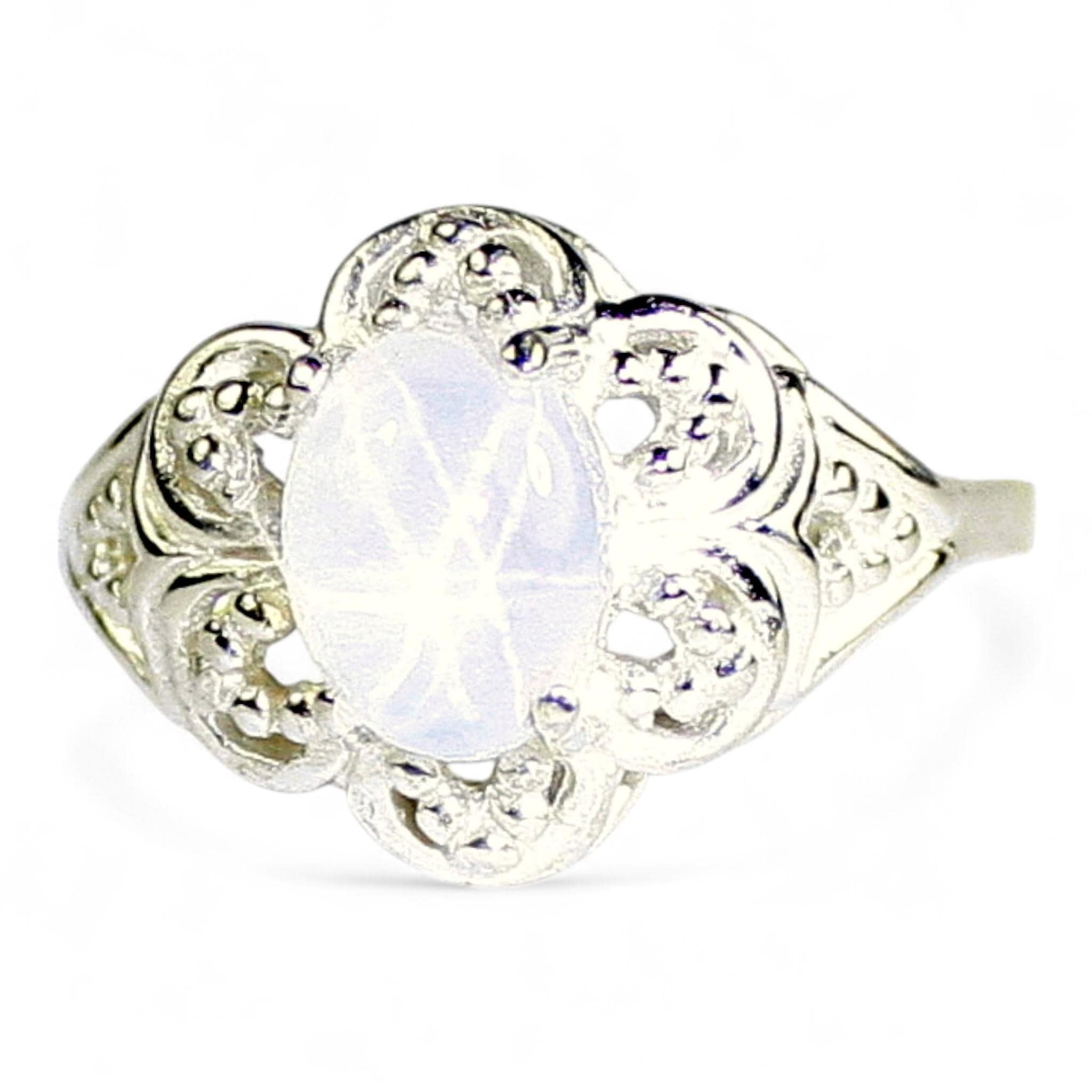 Blue Sapphire , 925 Sterling Silver Men's Ring, SR168