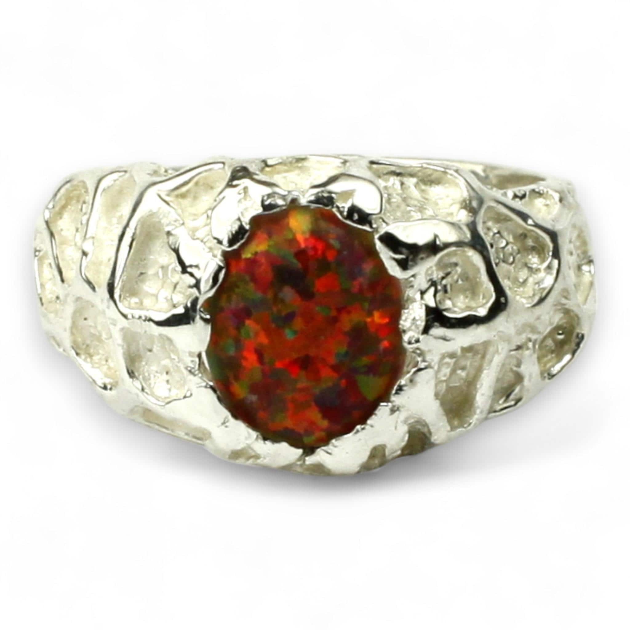Twilight Fire Topaz, 925 Sterling Silver Ring, SR058