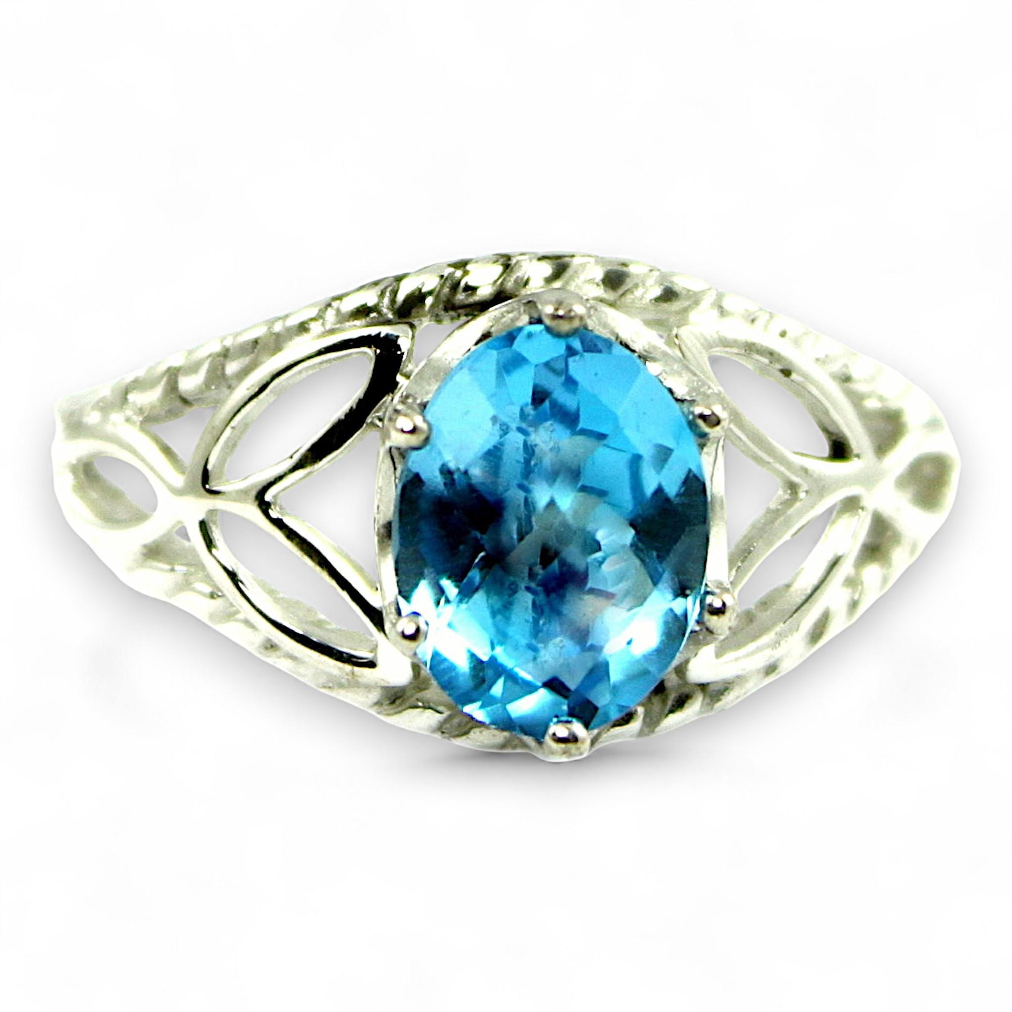 Smoky Quartz, 925 Sterling Silver Ladies Ring, SR016