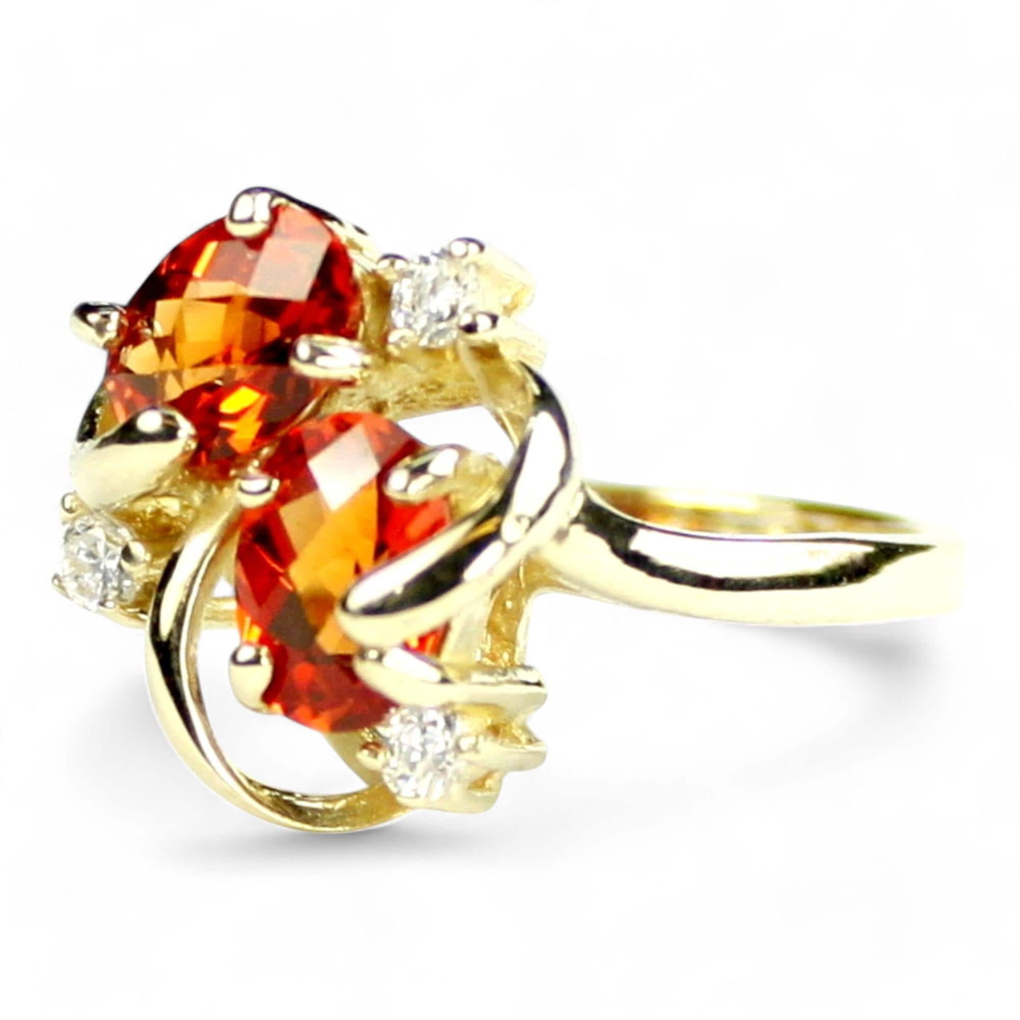 Pure Pink Topaz, 925 Sterling Silver Ladies Ring, SR039