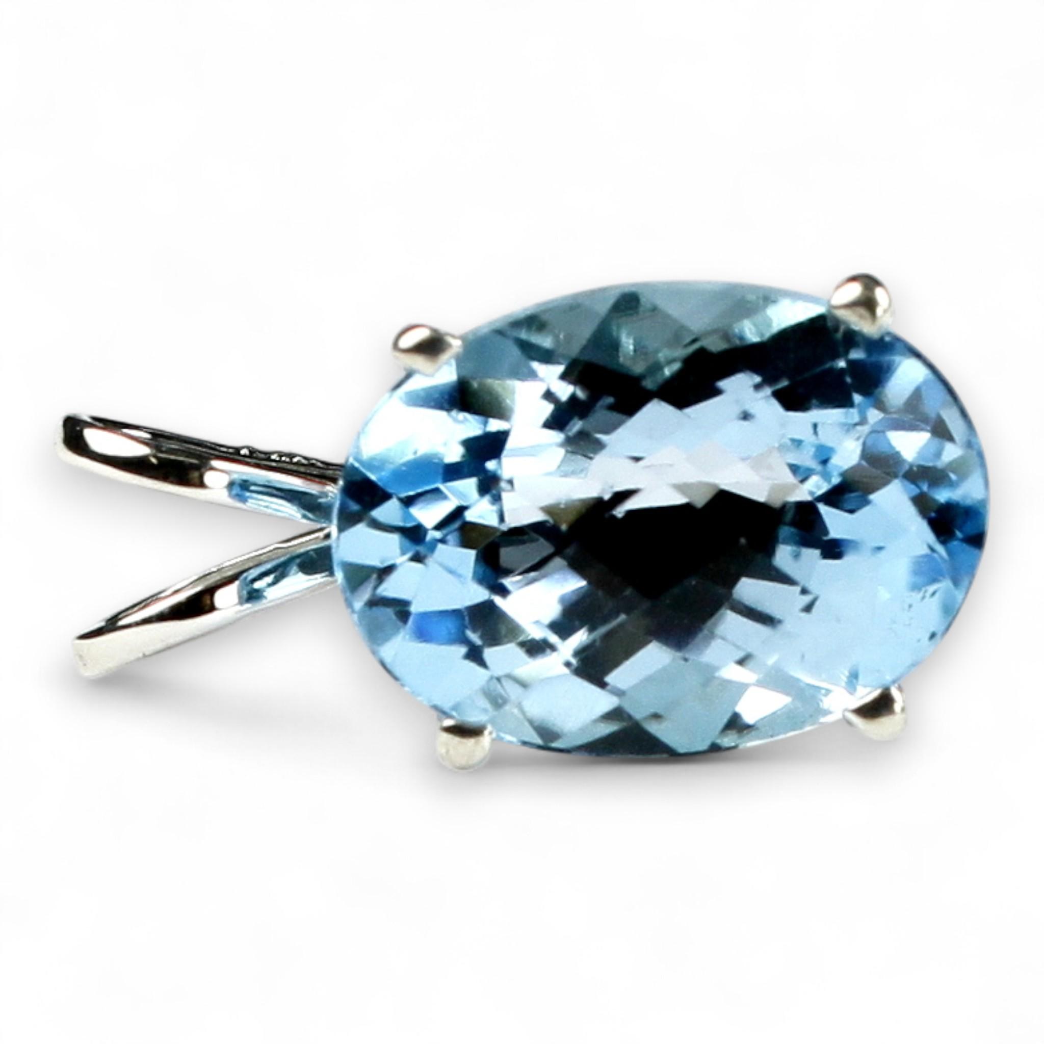Swiss Blue Topaz, 925 Sterling Silver Leverback Earrings, SE017