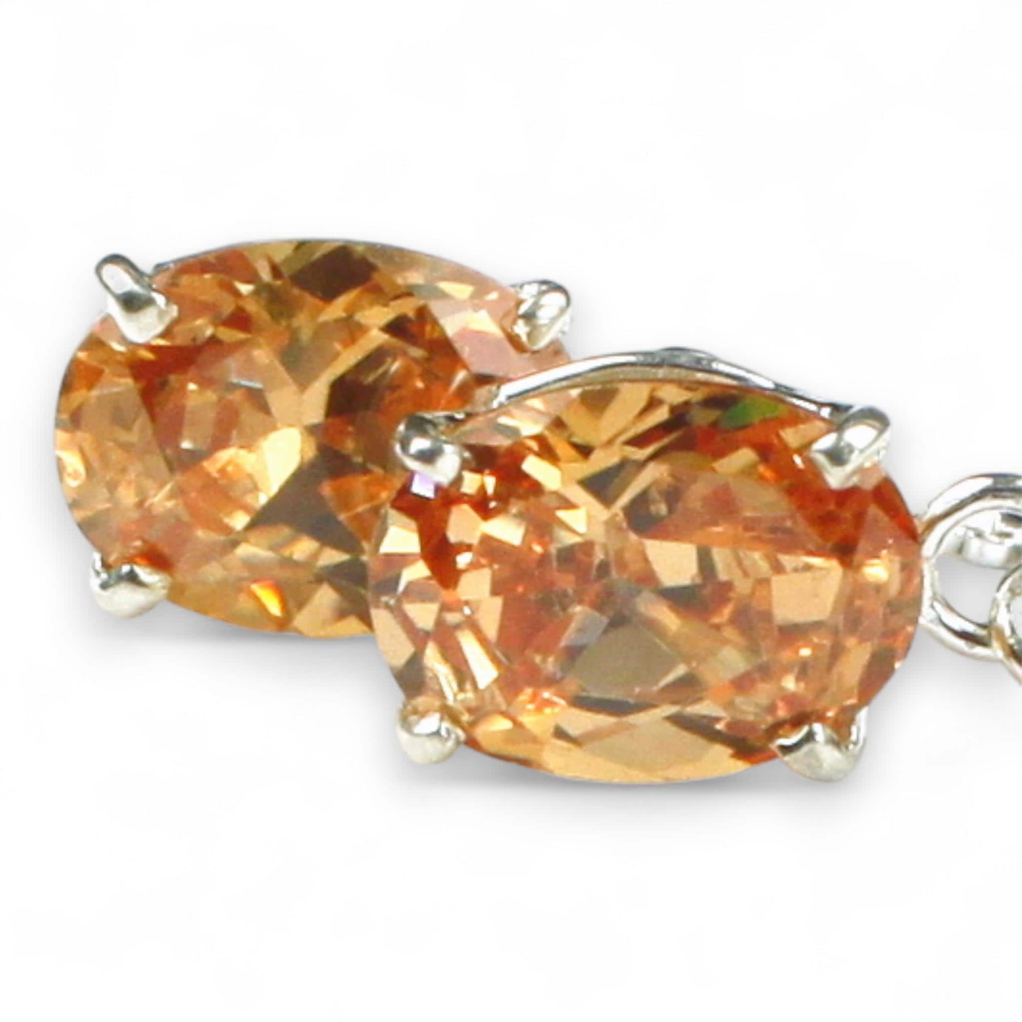 Twilight Fire Topaz, 925 Sterling Silver Men's Ring, SR197