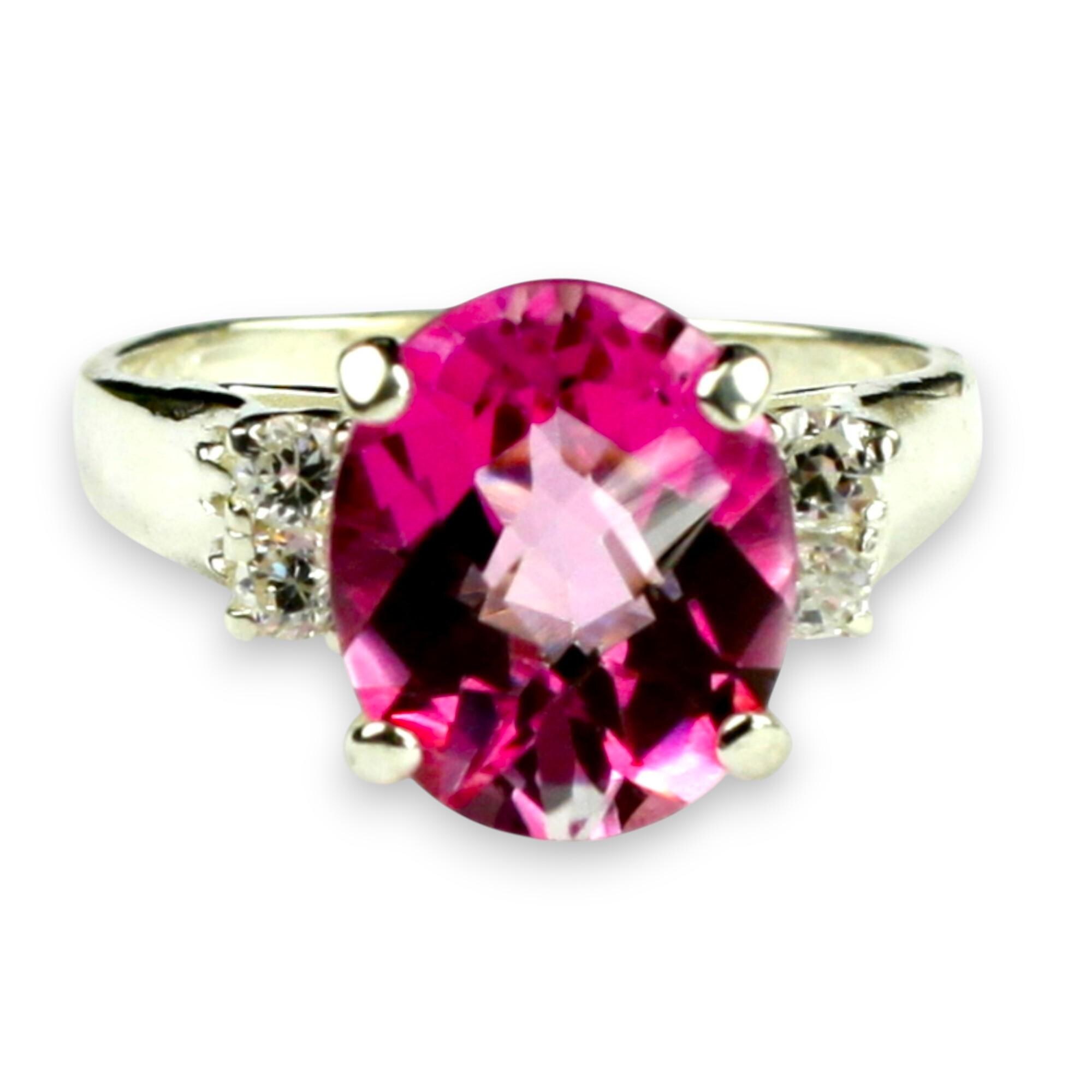 Cubic Zirconia, 925 Sterling Silver Ladies Rings, SR169