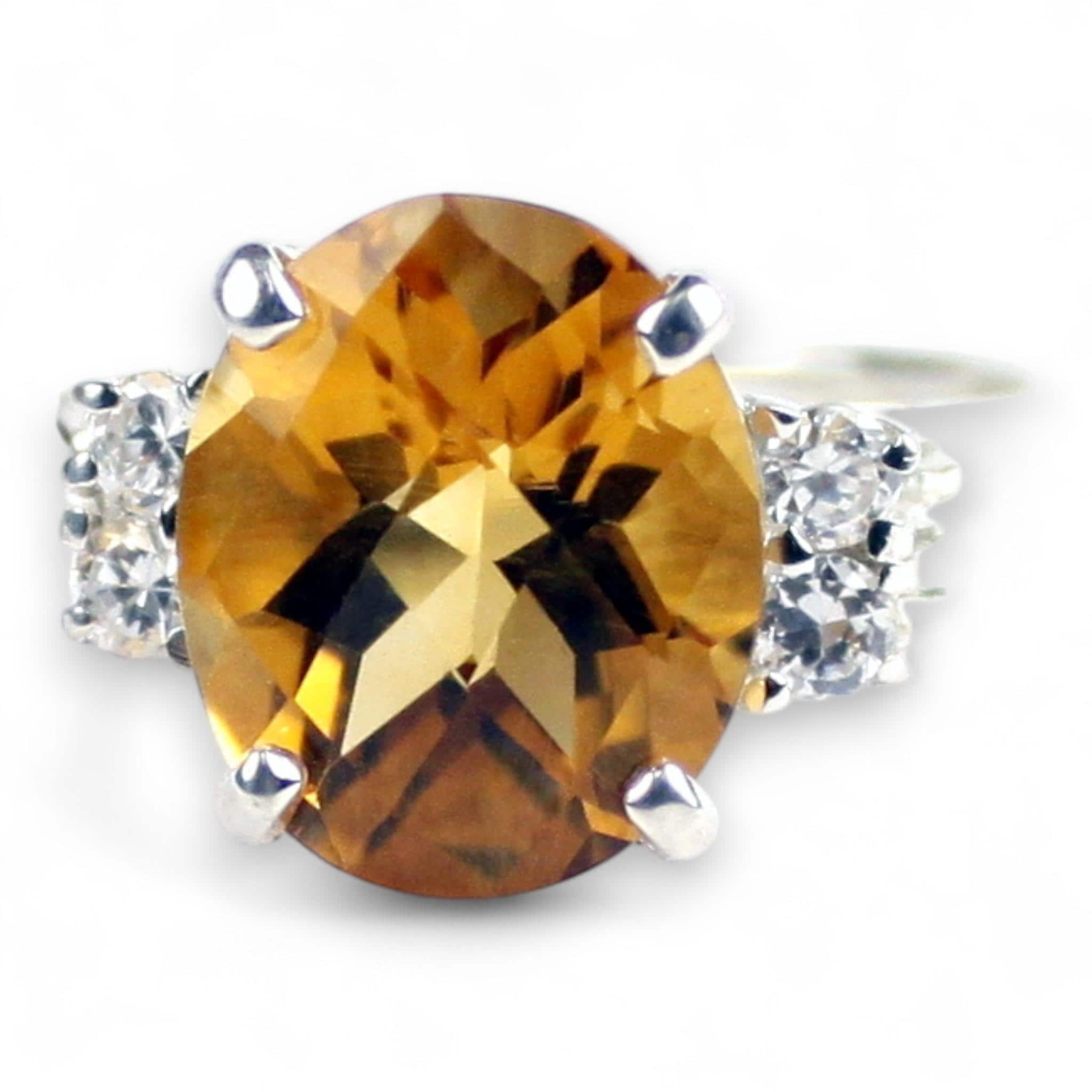 Padparadscha Sapphire, 18KY Gold Ring, R055