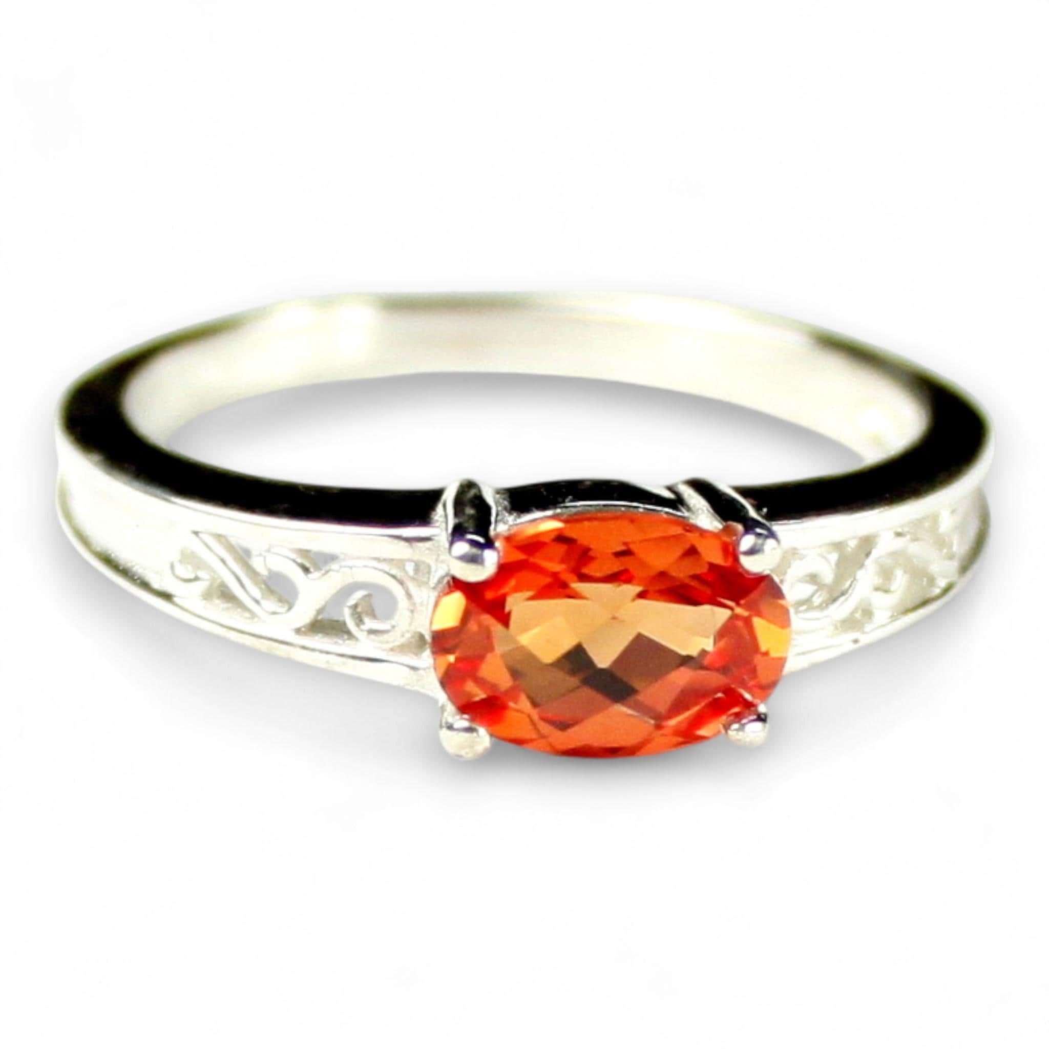 Russian Nanocrystal Emerald, 925 Sterling Silver Ring, SR005