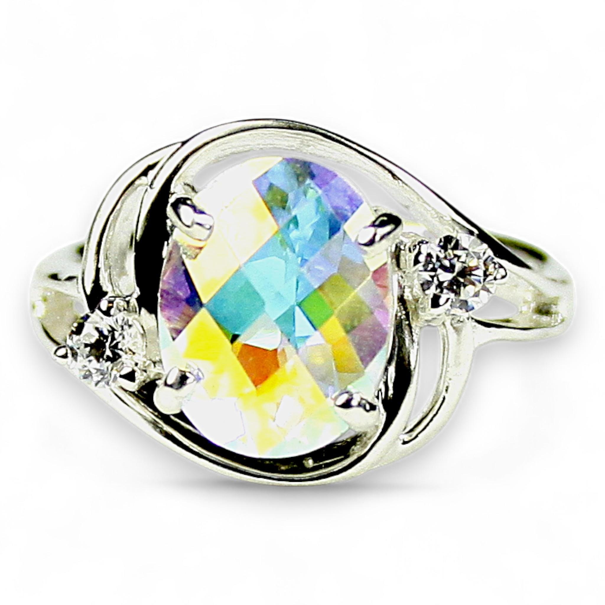 Cubic Zirconia (CZ), 10KY Gold Ring, R192
