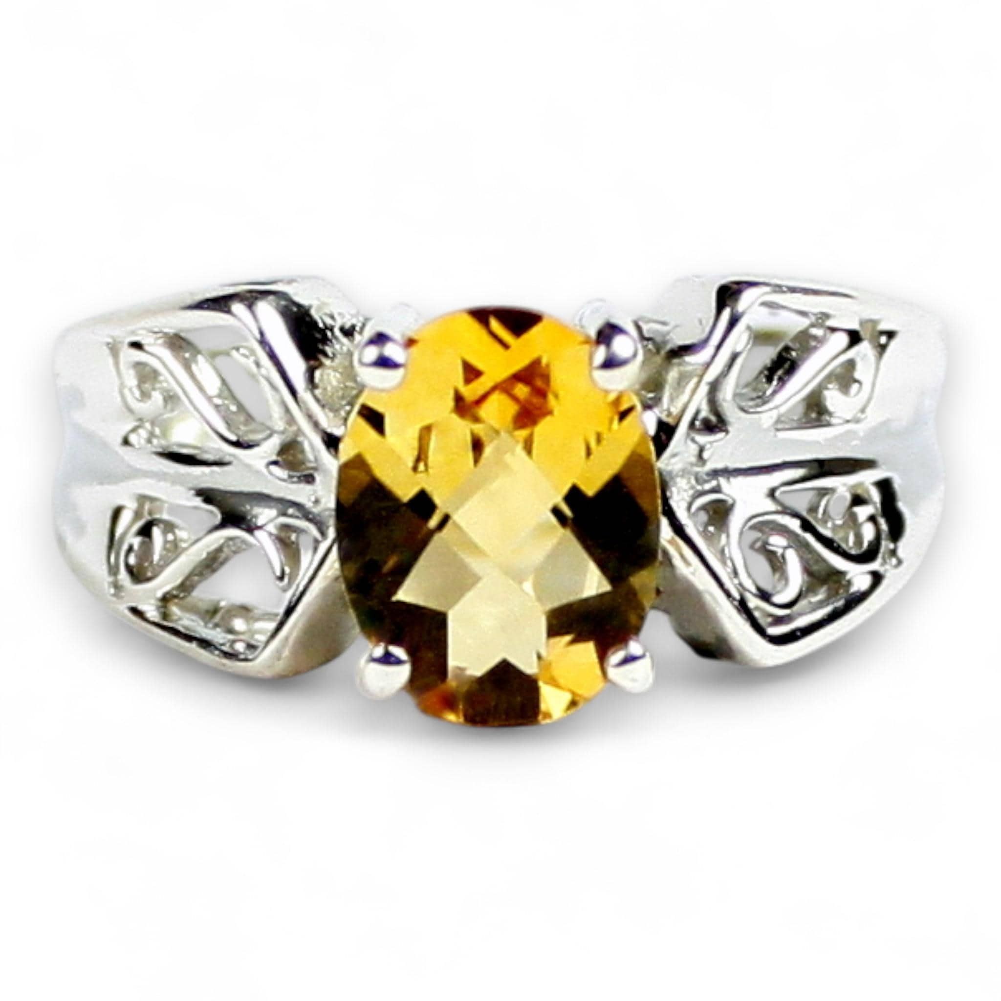 Neptune Garden Topaz, Sterling Silver Ring, SR111
