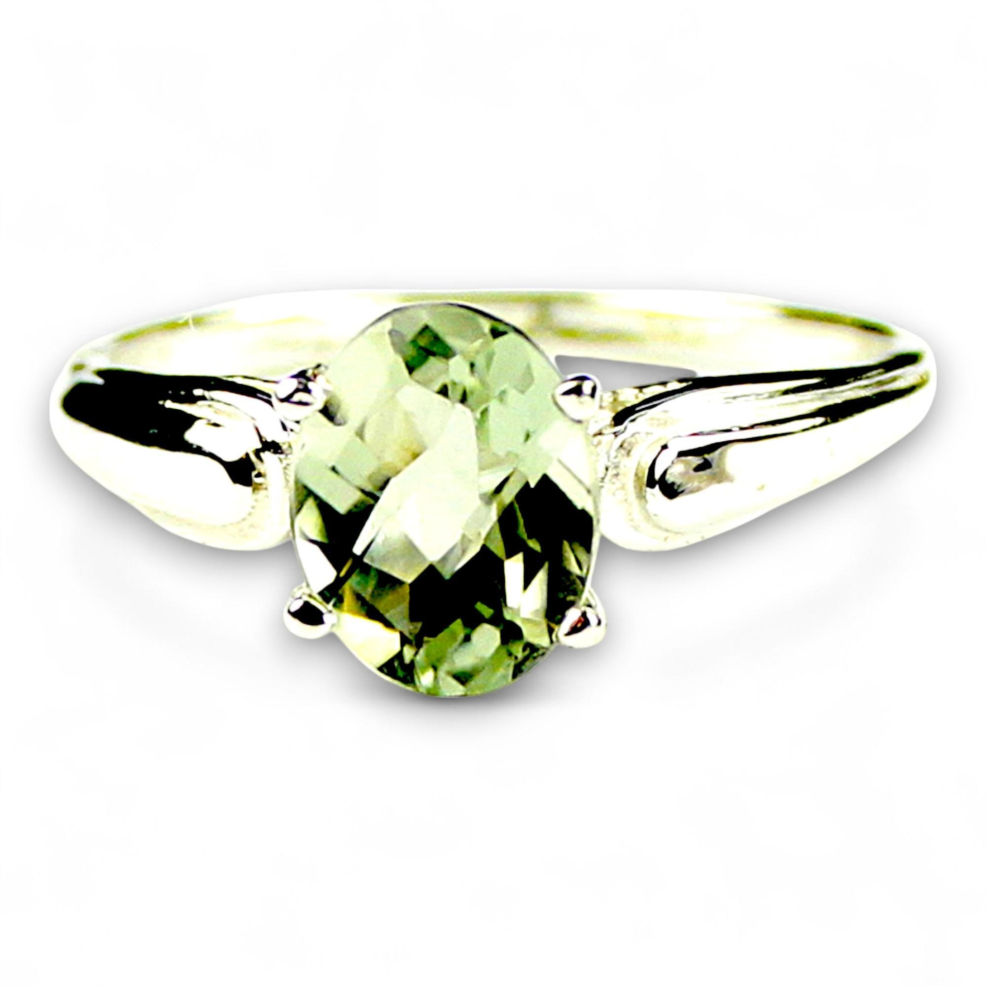 Aquamarine, 925 Sterling Silver Ladies Ring, SR016