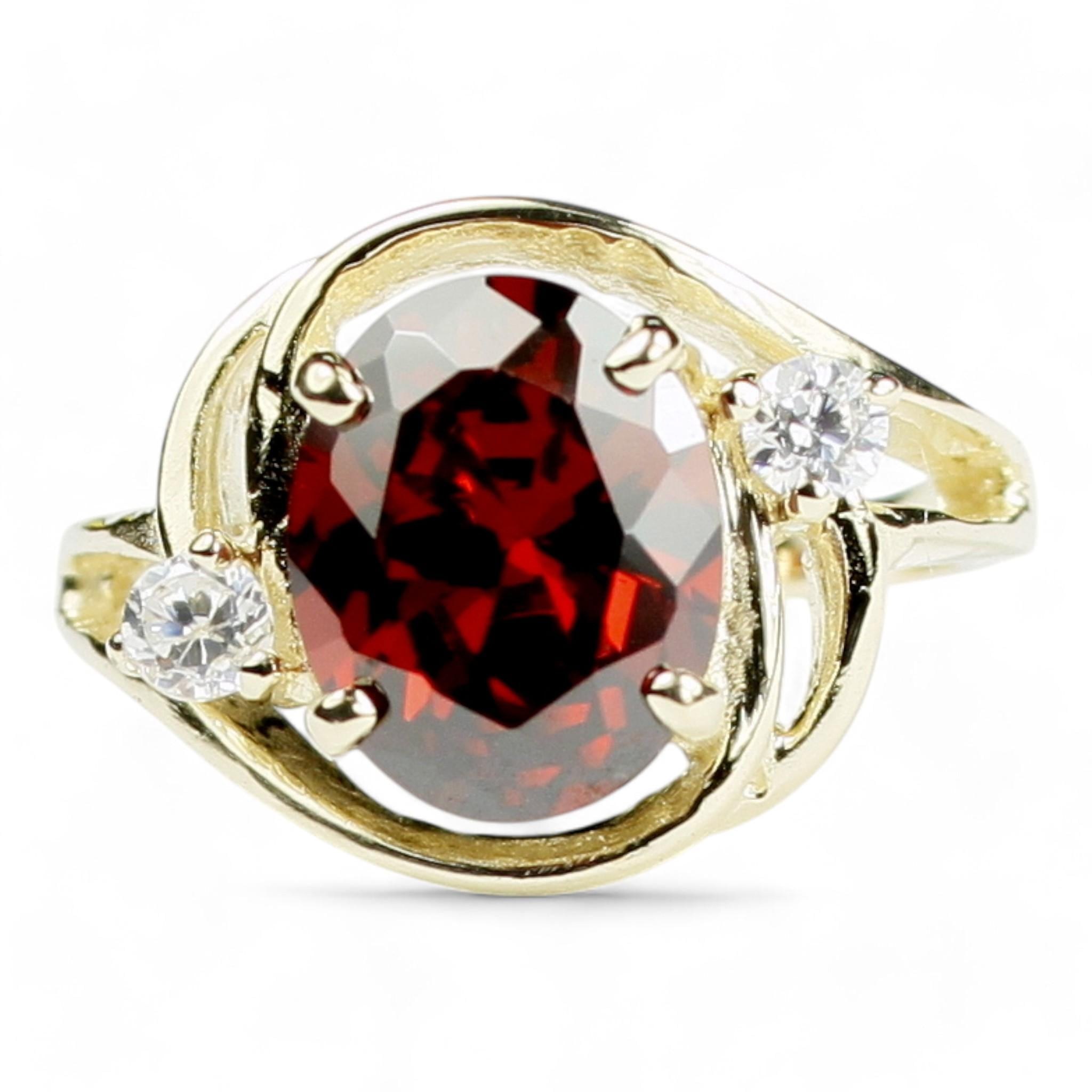 Garnet CZ, 925 Sterling Silver Leverback Earrings, SE107