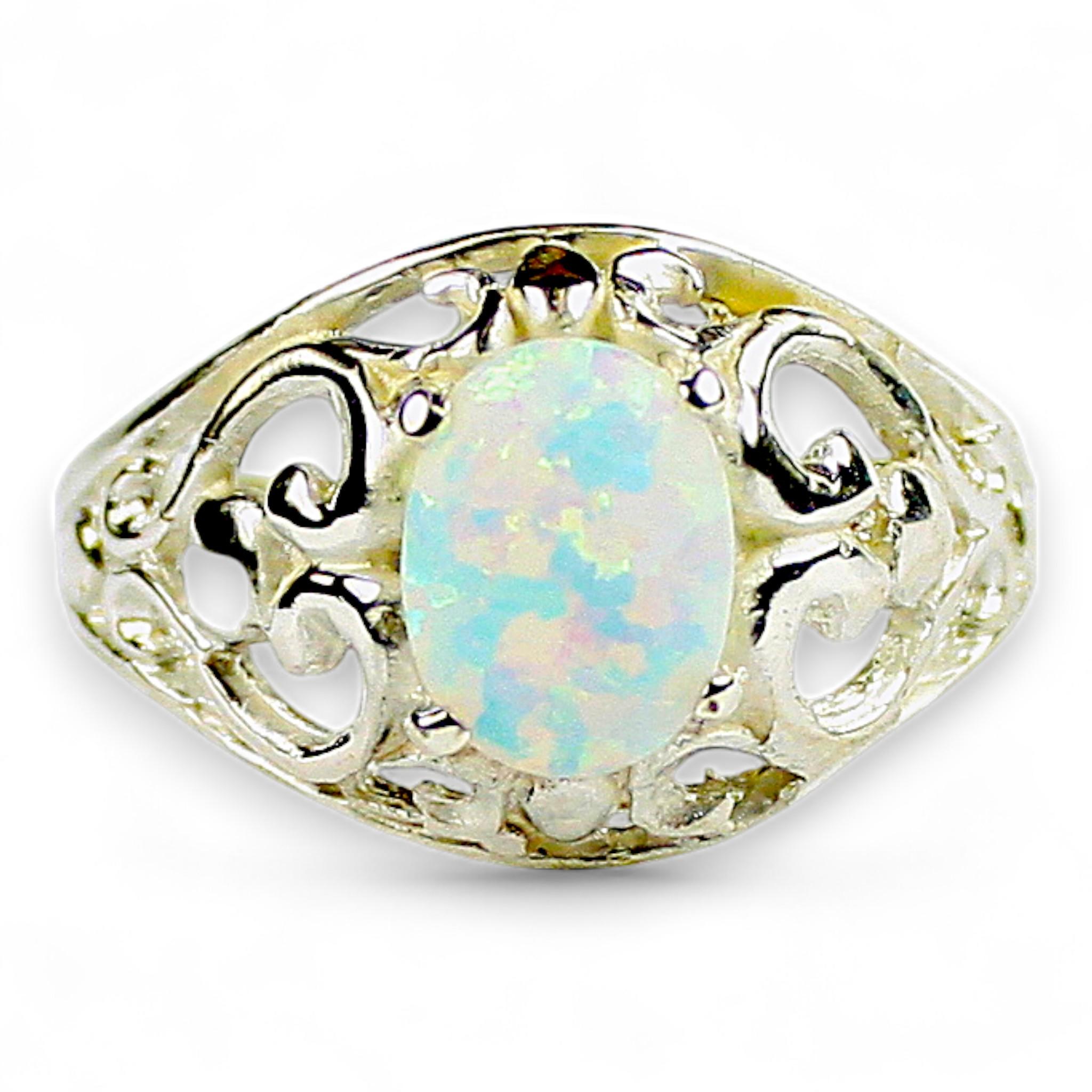 Silver Topaz, 925 Sterling Silver Ring, SR281