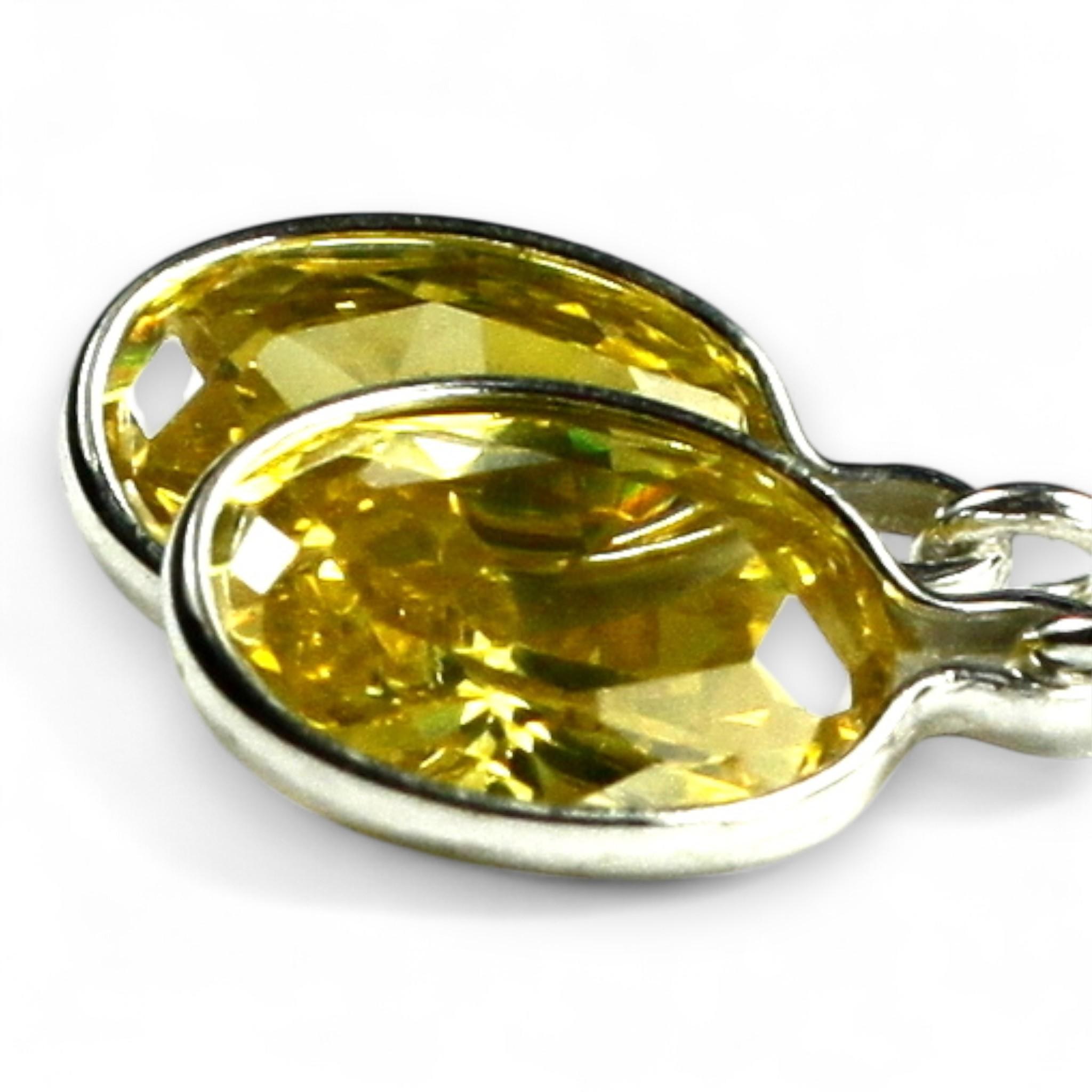 Green Amethyst (Prasiolite), 925 Sterling Silver Pendant, SP018