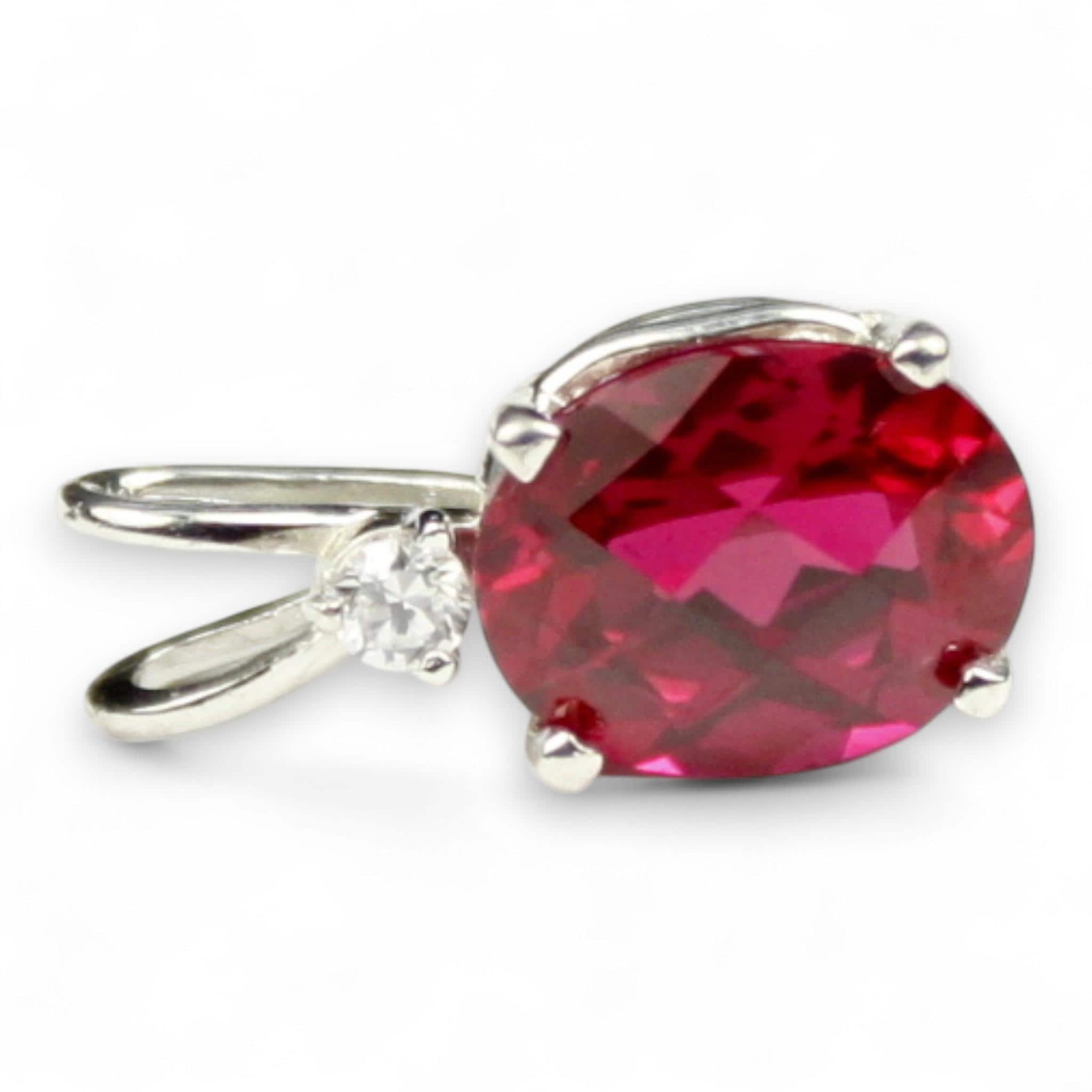 Pure Pink Topaz, Sterling Silver Royal Engagement Ring, SR270