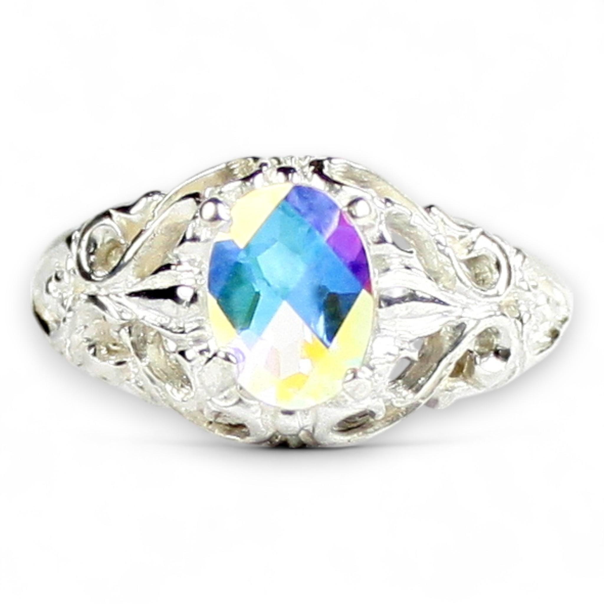 Blue Sapphire, 925 Sterling Silver Ring, SR058
