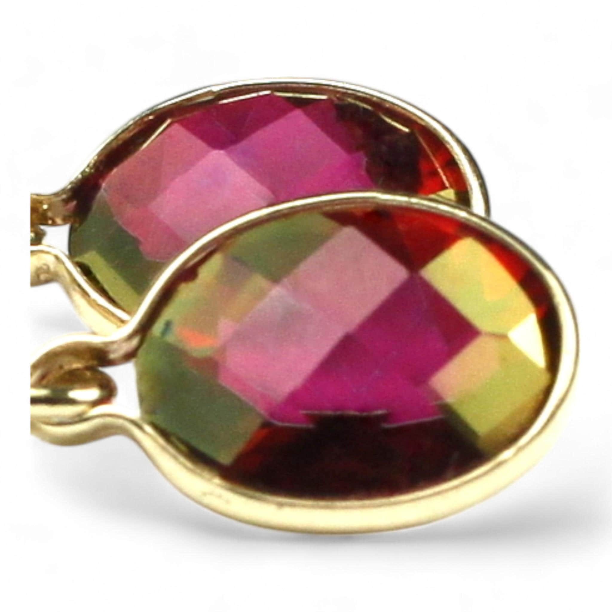 Pure Pink Topaz, 925 Sterling Silver Post Earrings, SE102