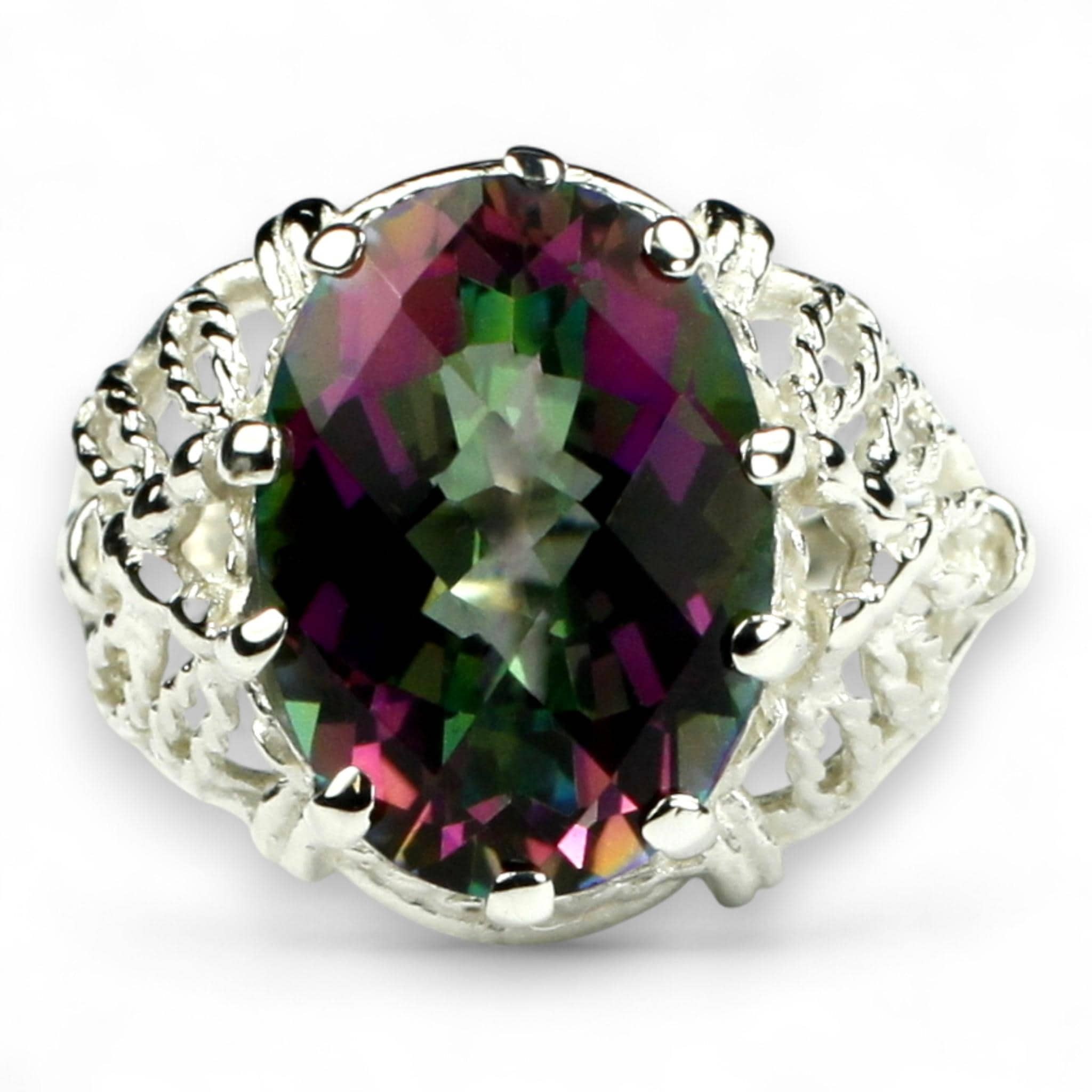 Smoky Quartz, 925 Sterling Silver Ring, SR221