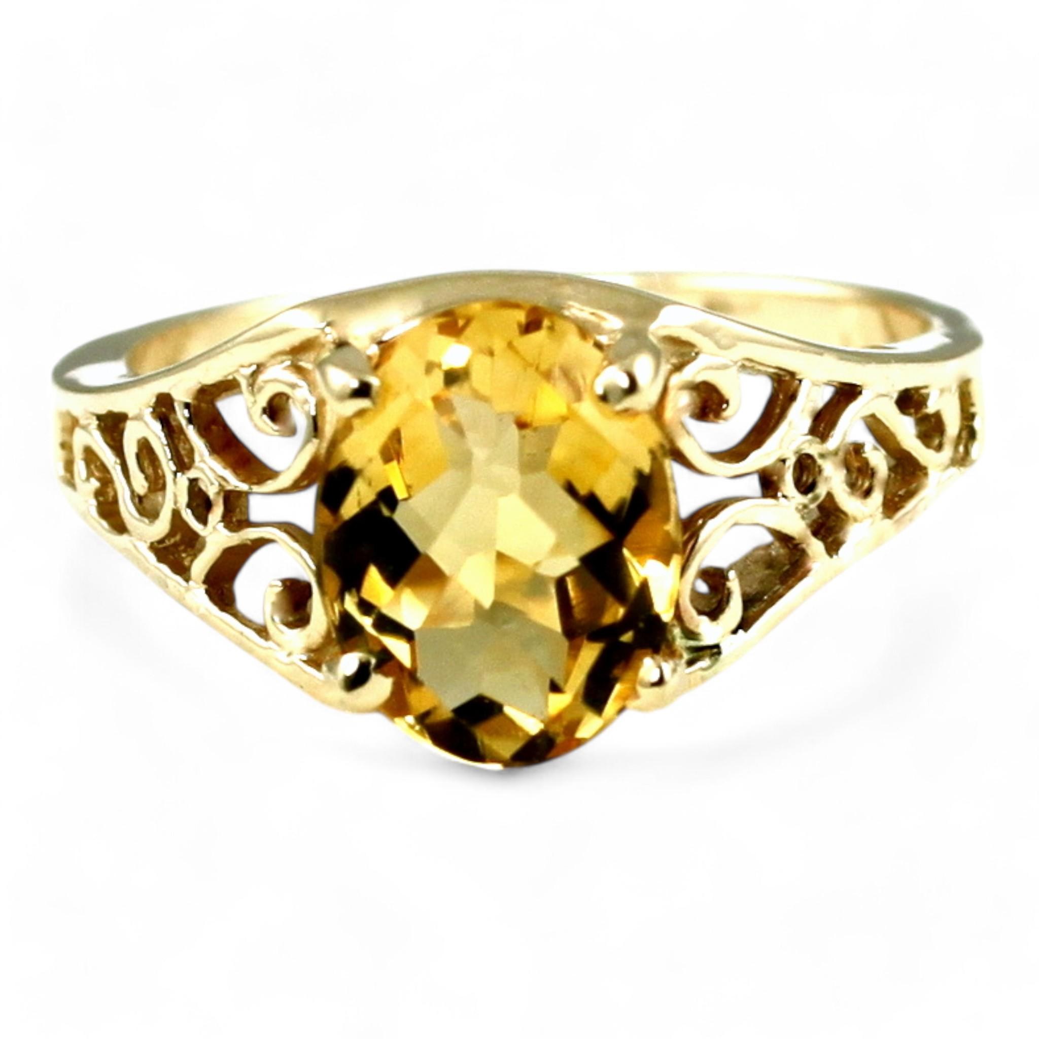 Twilight Fire Topaz, 925 Sterling Silver Ladies Ring, SR070
