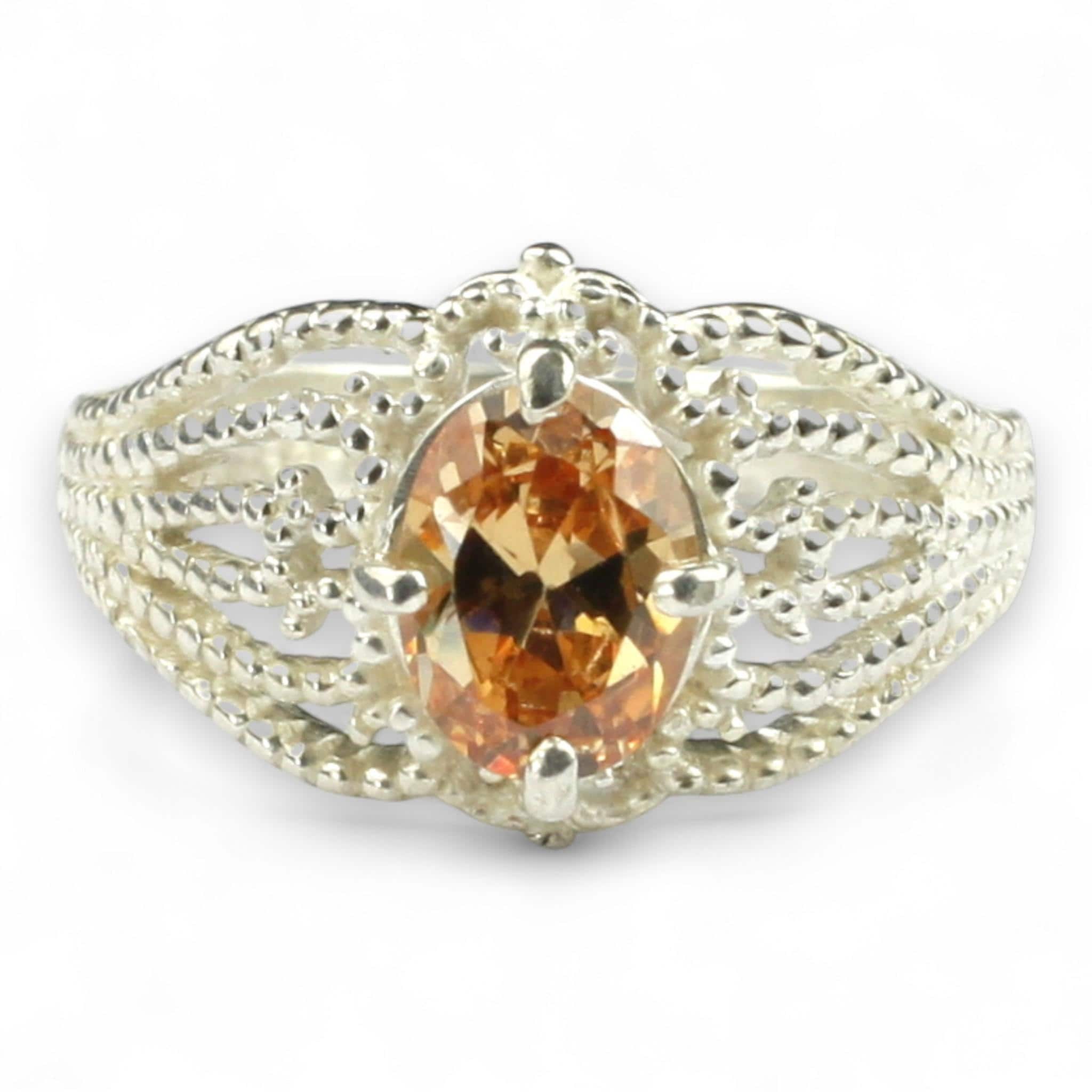 Mercury Mist Topaz, 18KY Gold Ring, R005
