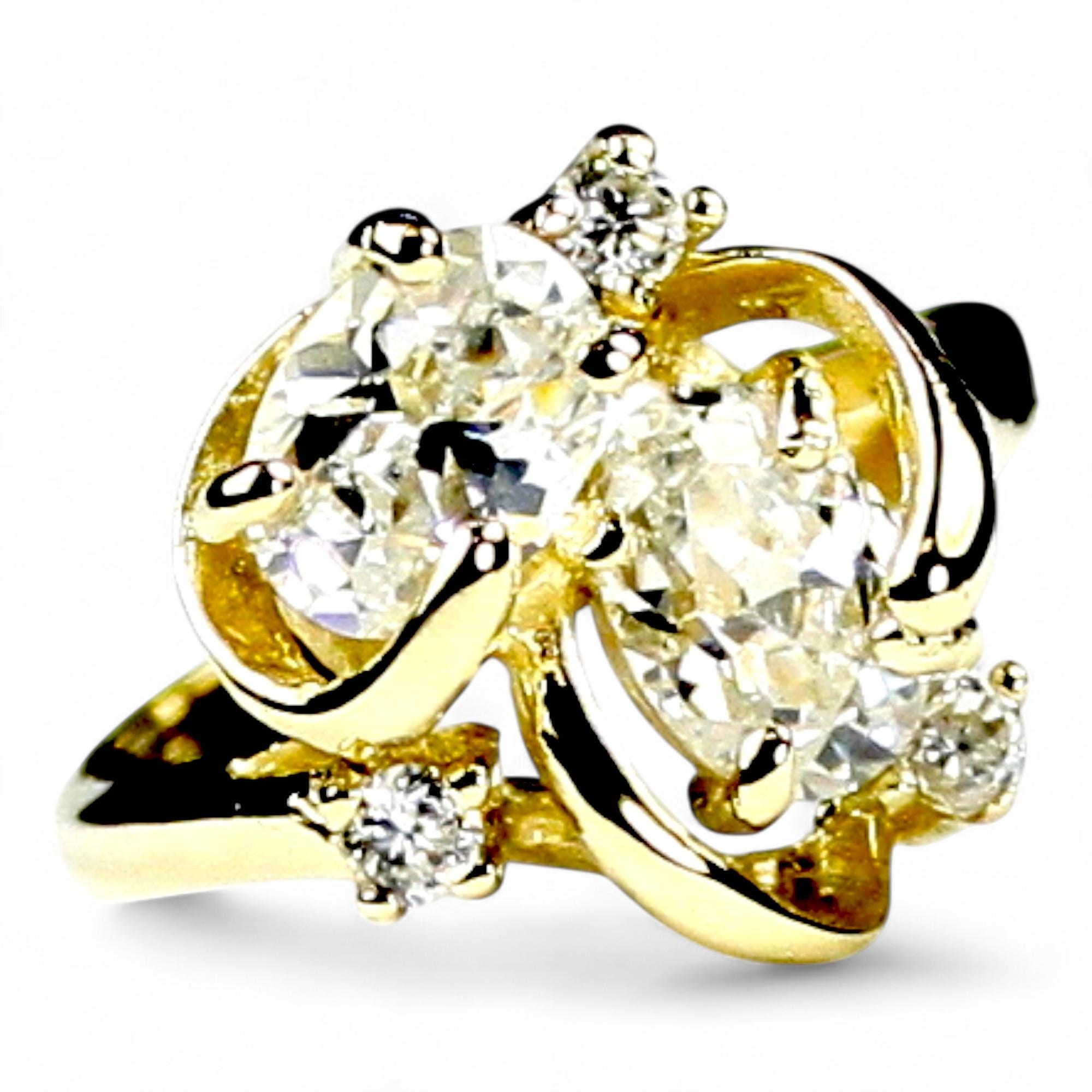 Aquamarine, 14KY Gold Ring, R021