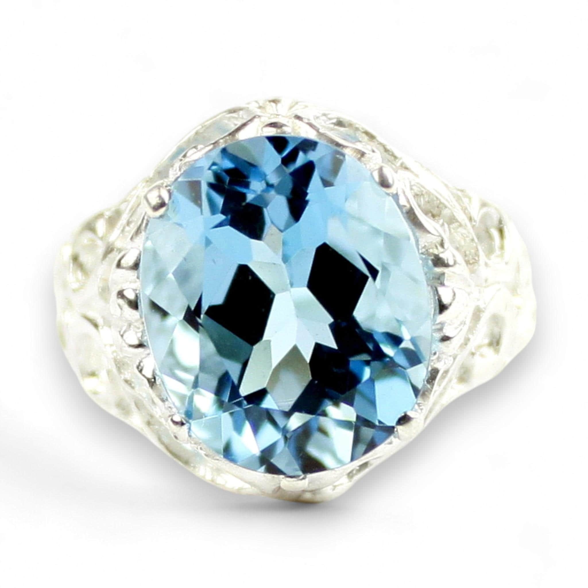 Black Star Sapphire, Sterling Silver Ladies Ring, SR111