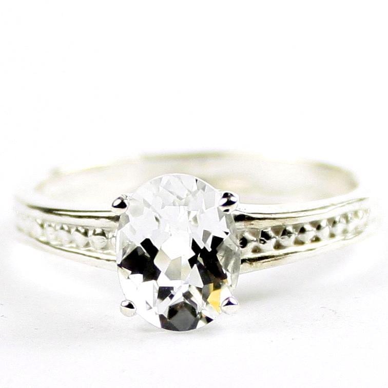 Black Onyx, 925 Sterling Silver Ladies Ring, SR021