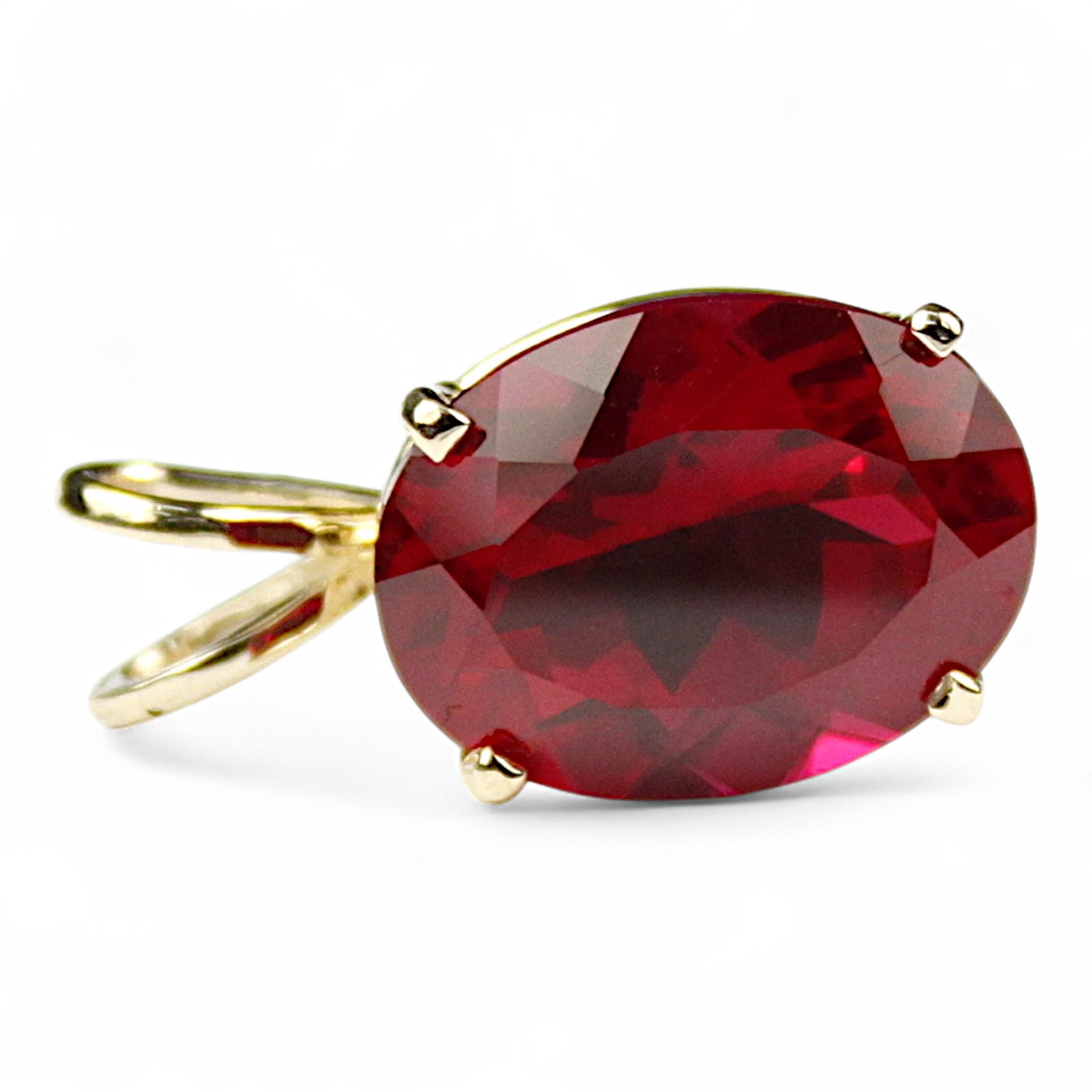 Silver Topaz, 10KY Gold Ring R004